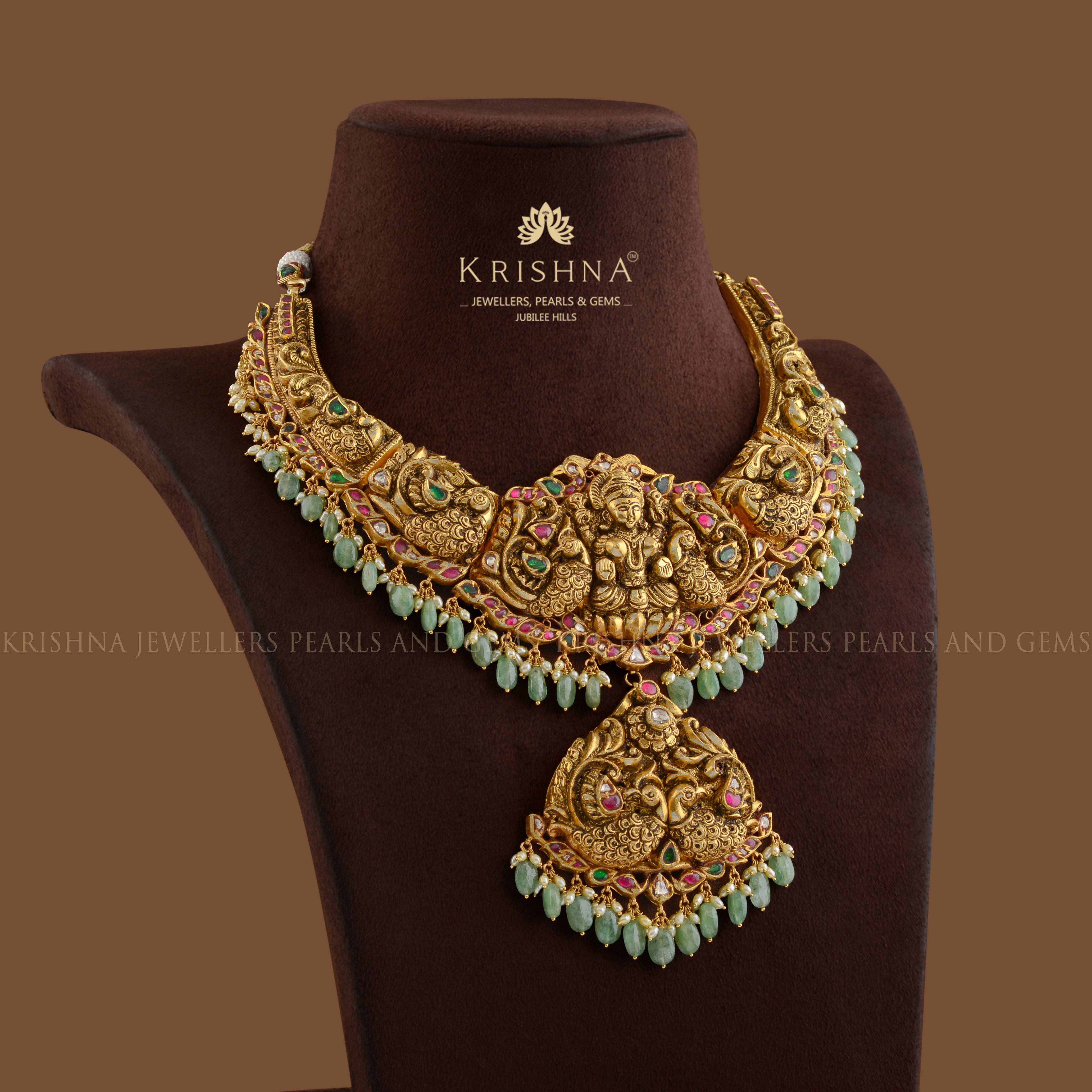 Divine Laxmi Gold Necklace