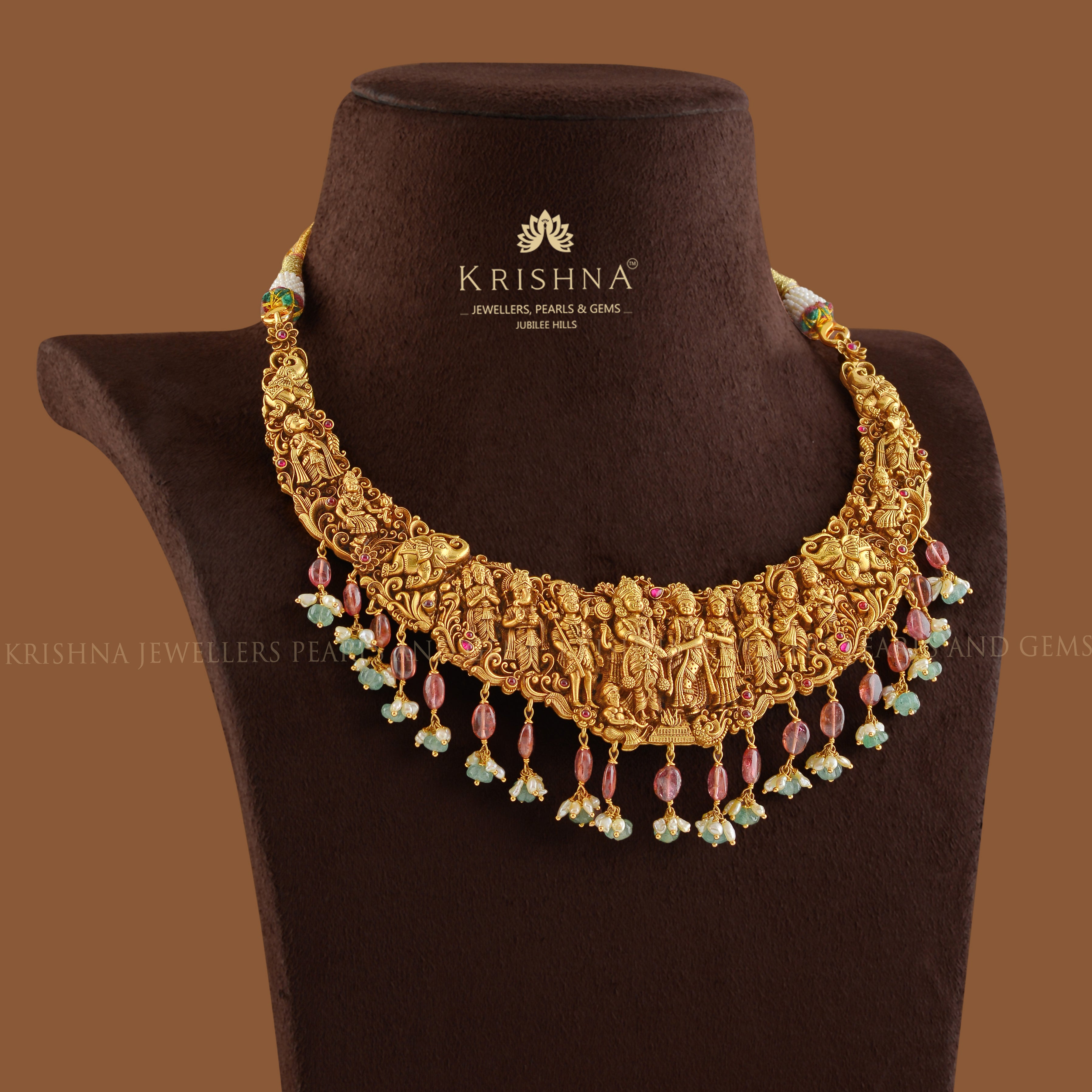Venkateshwara Kalayanam Gold Necklace