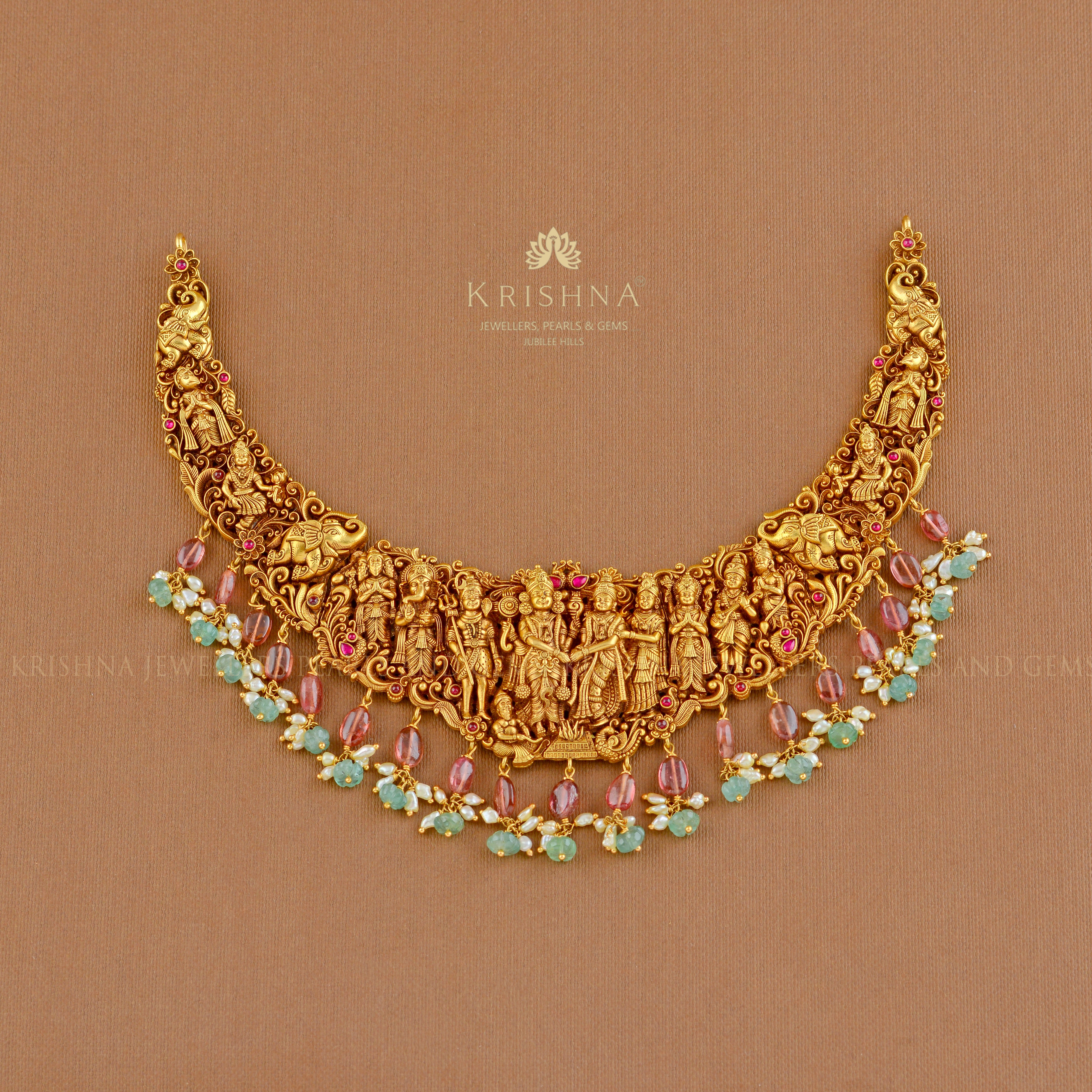 Venkateshwara Kalayanam Gold Necklace