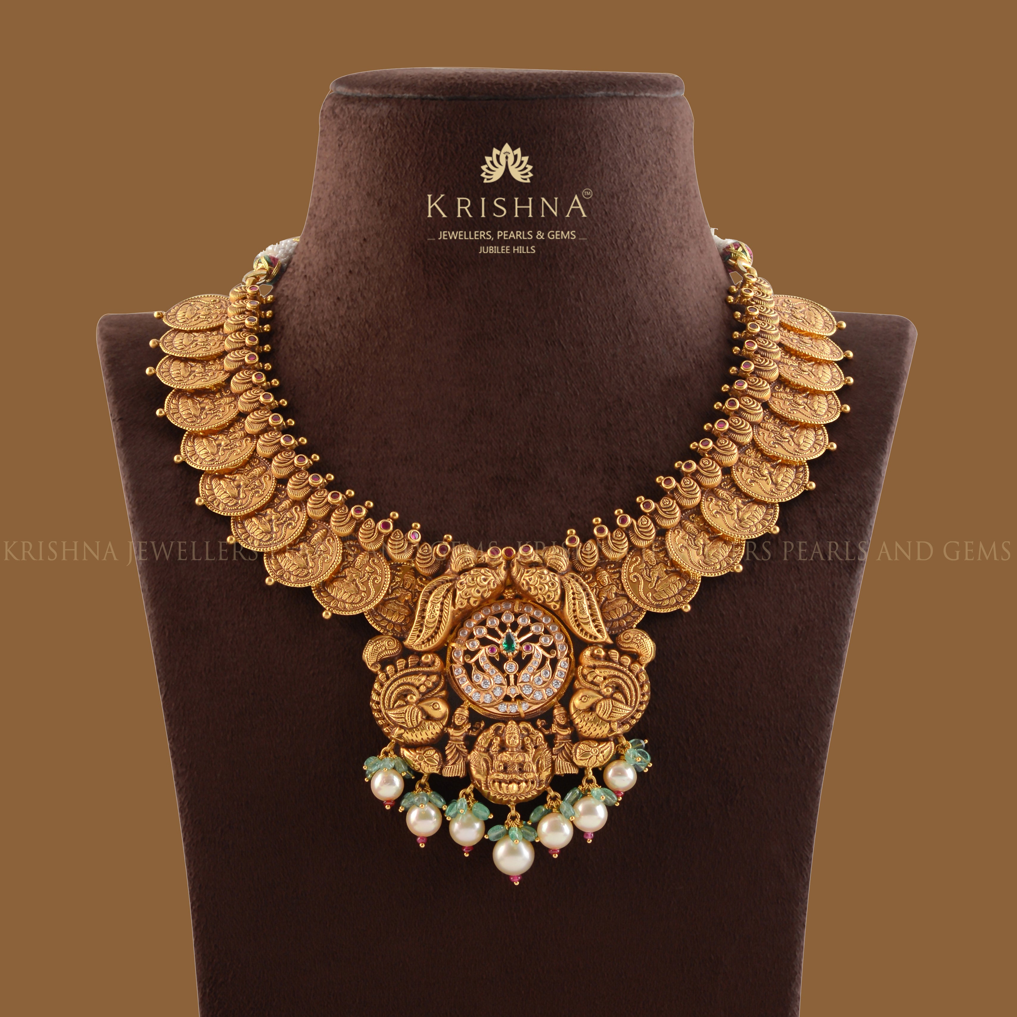 Lakshmi Gold Kasula Necklace