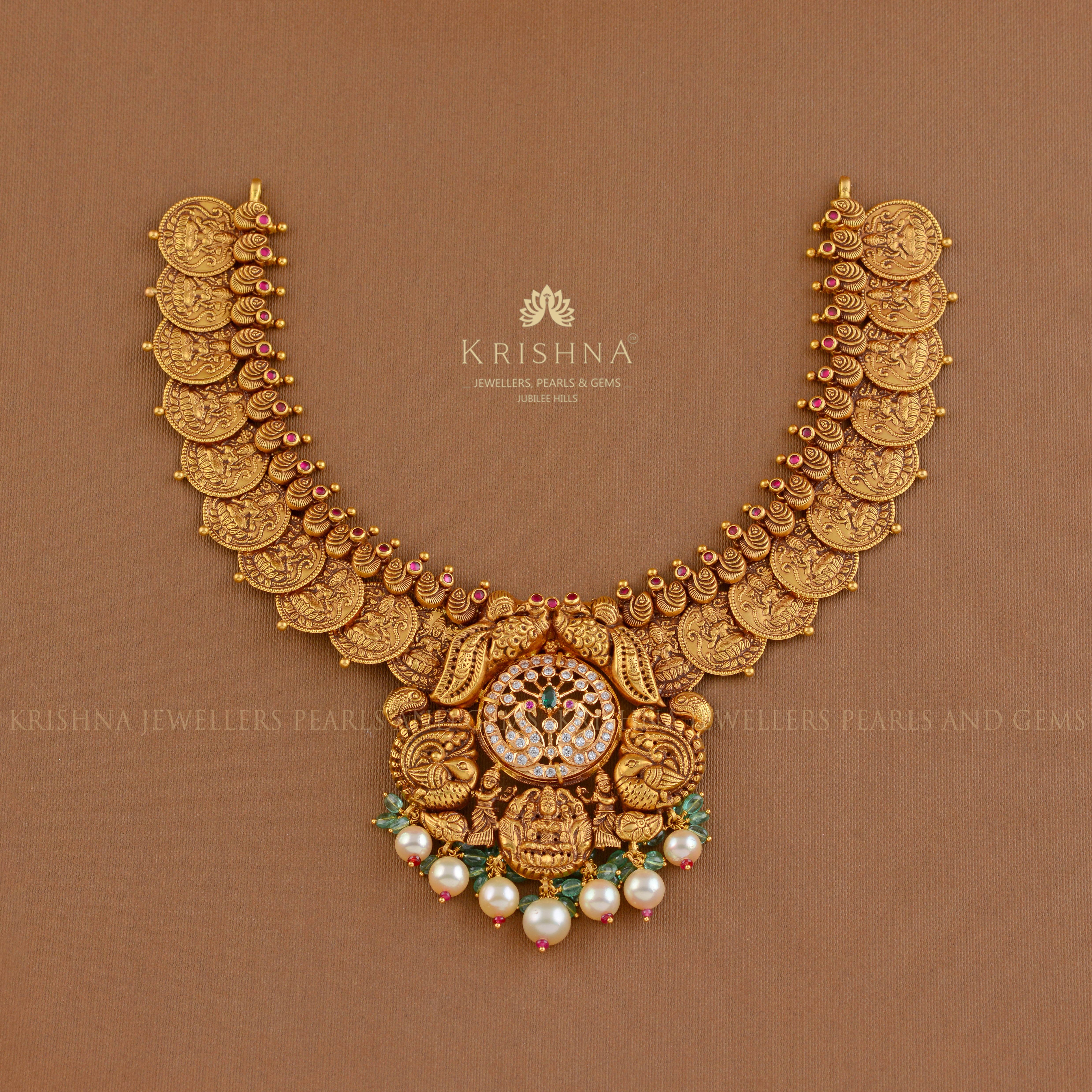 Lakshmi Gold Kasula Necklace