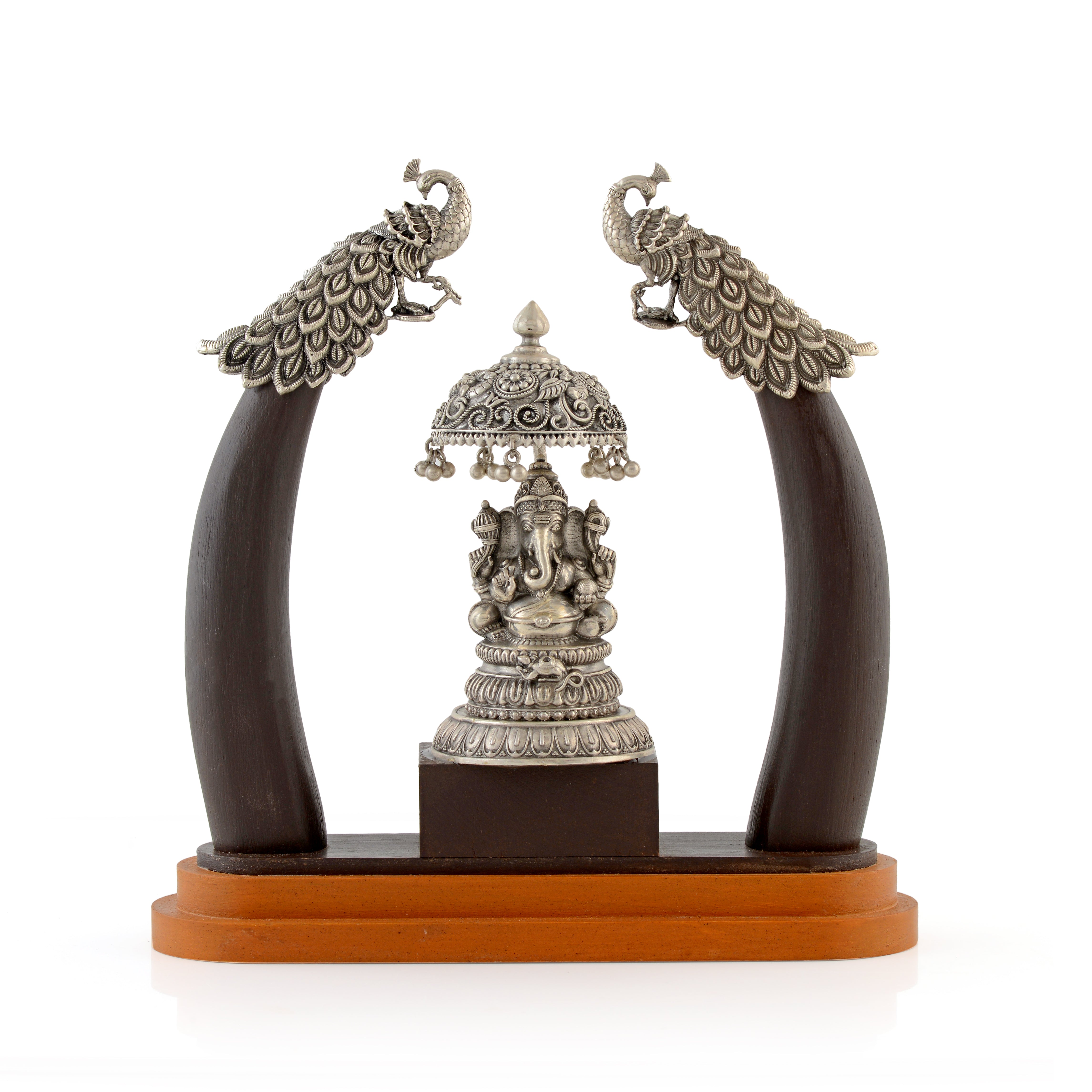 Antique Divine Silver Ganesh Murthy