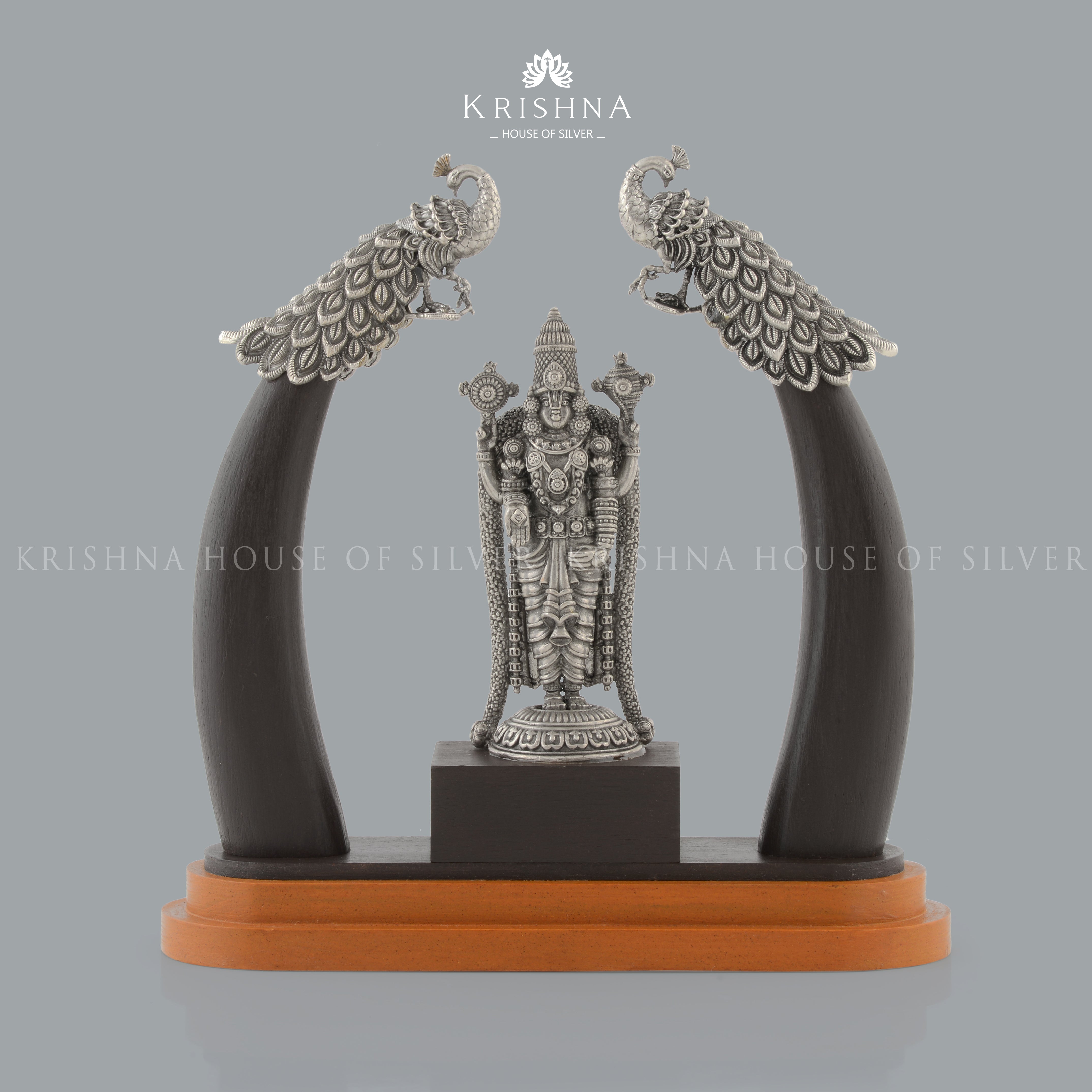 Lord Venkateshwara Idol in Silver