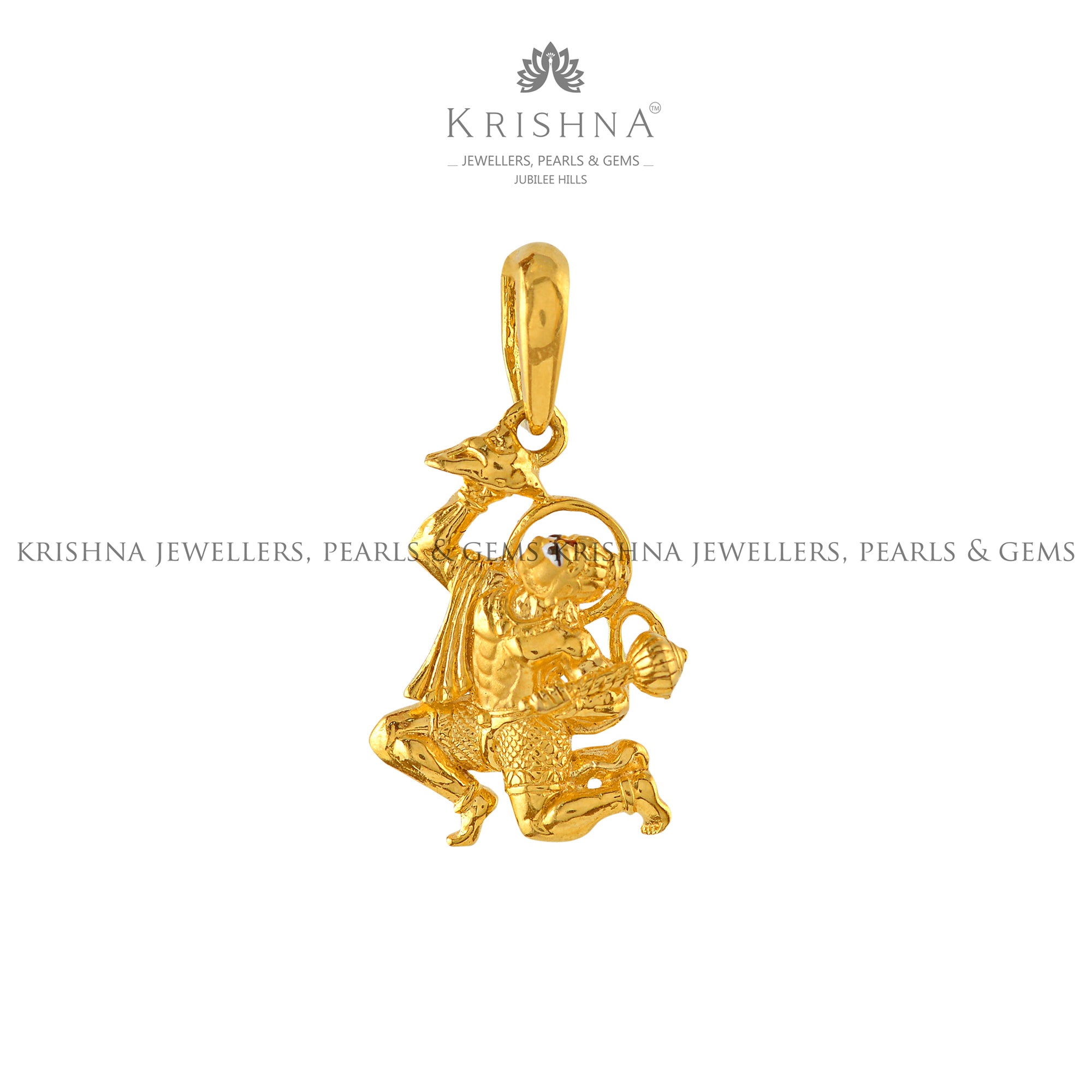 Hanuman Pendant in Gold