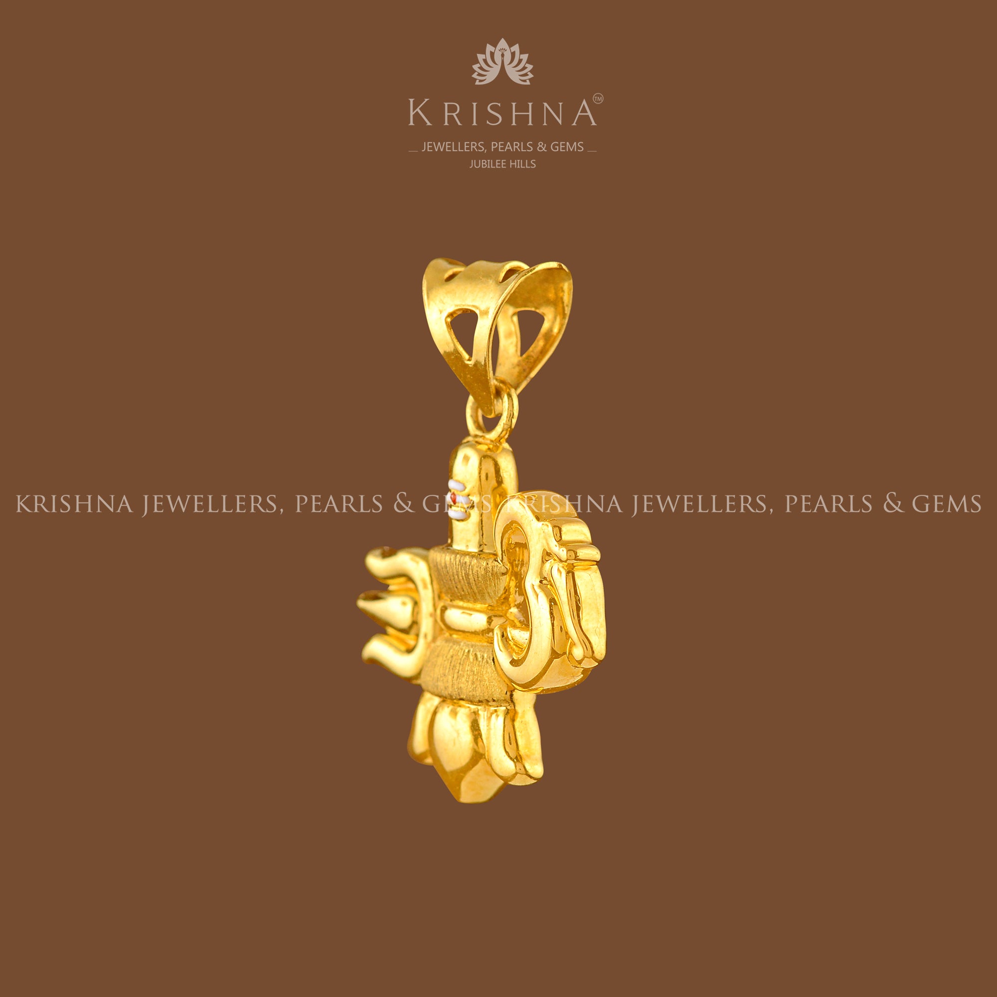 Shiva Lingam Pendant in Gold