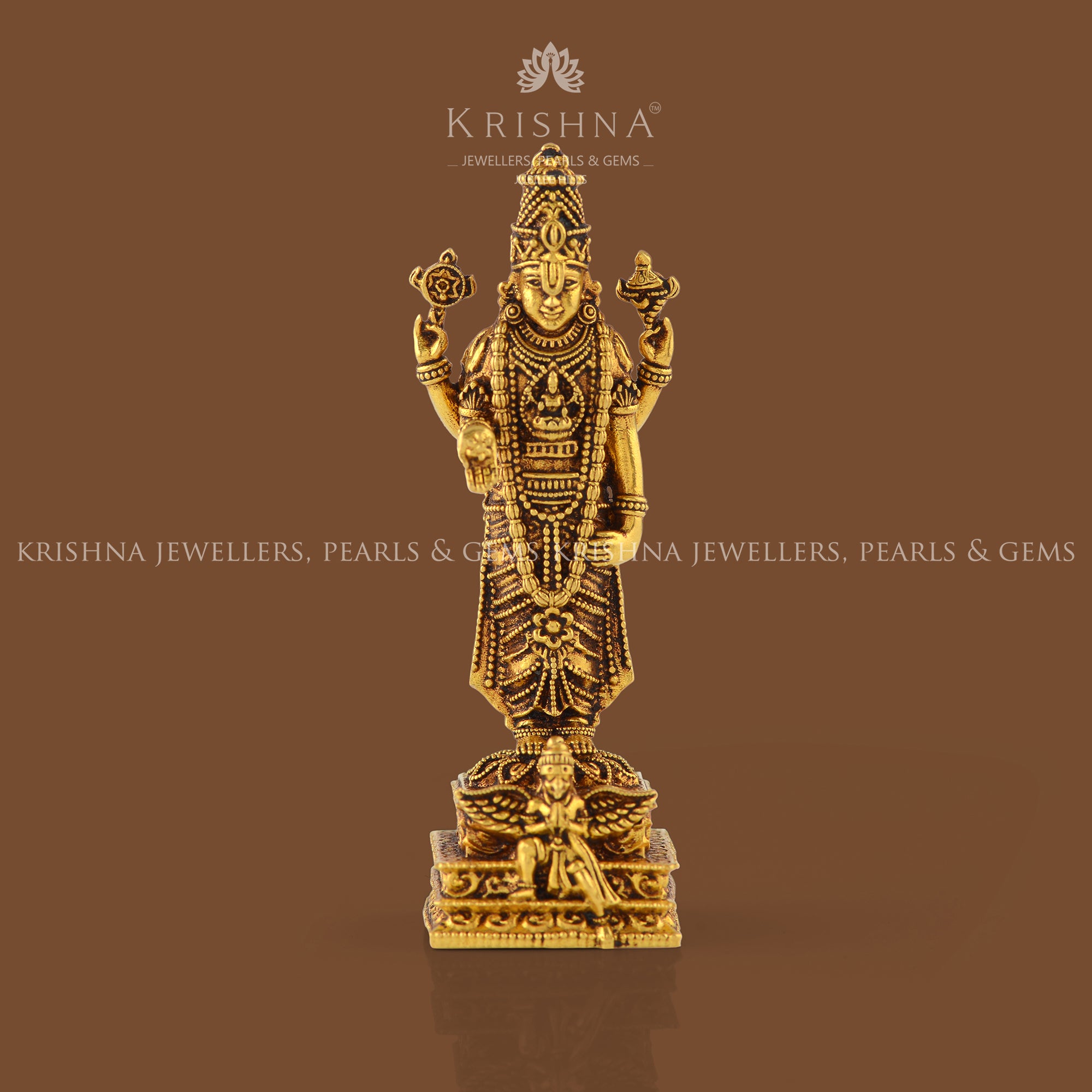 Divine Balaji Idol In Gold