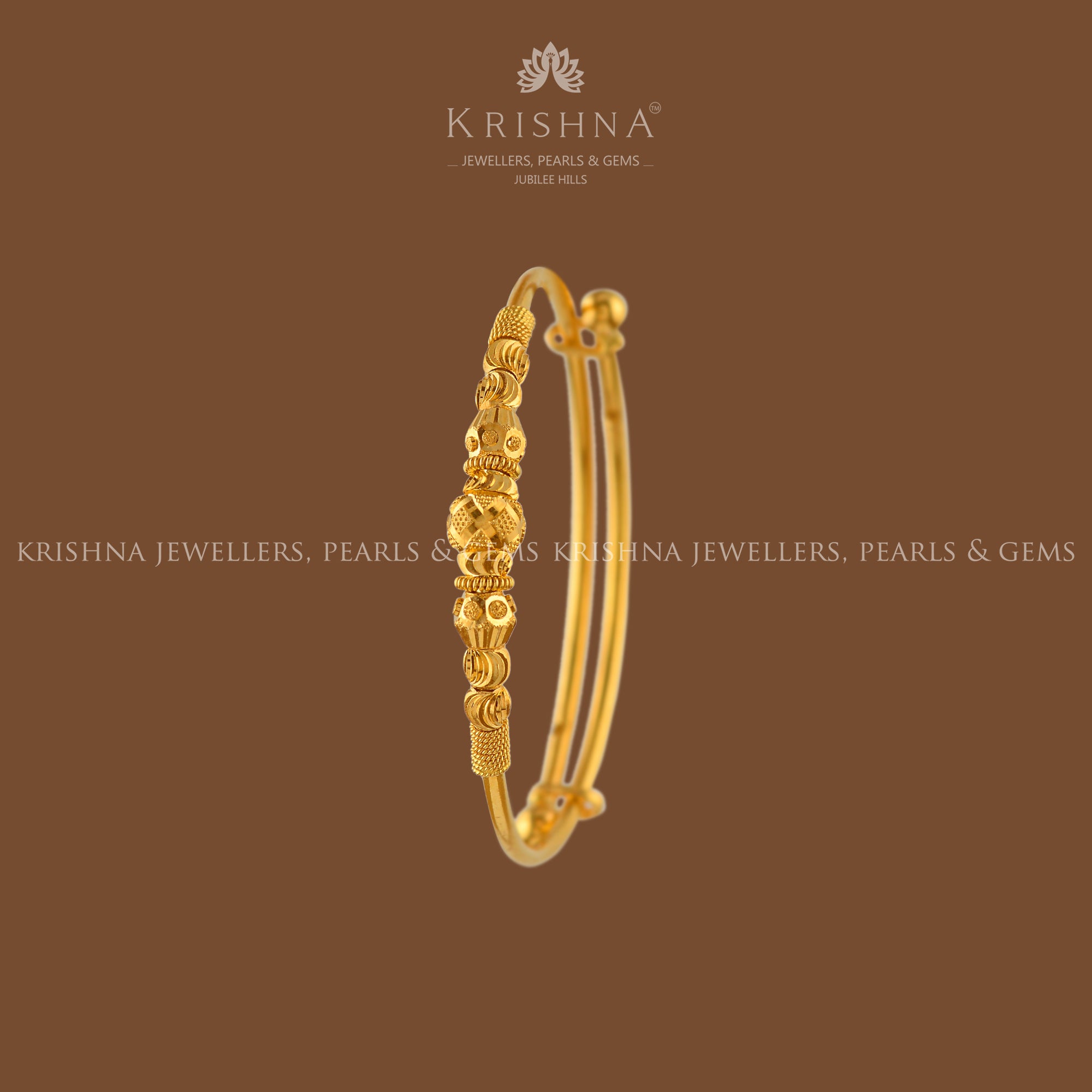 Gold bangles For Little Angles