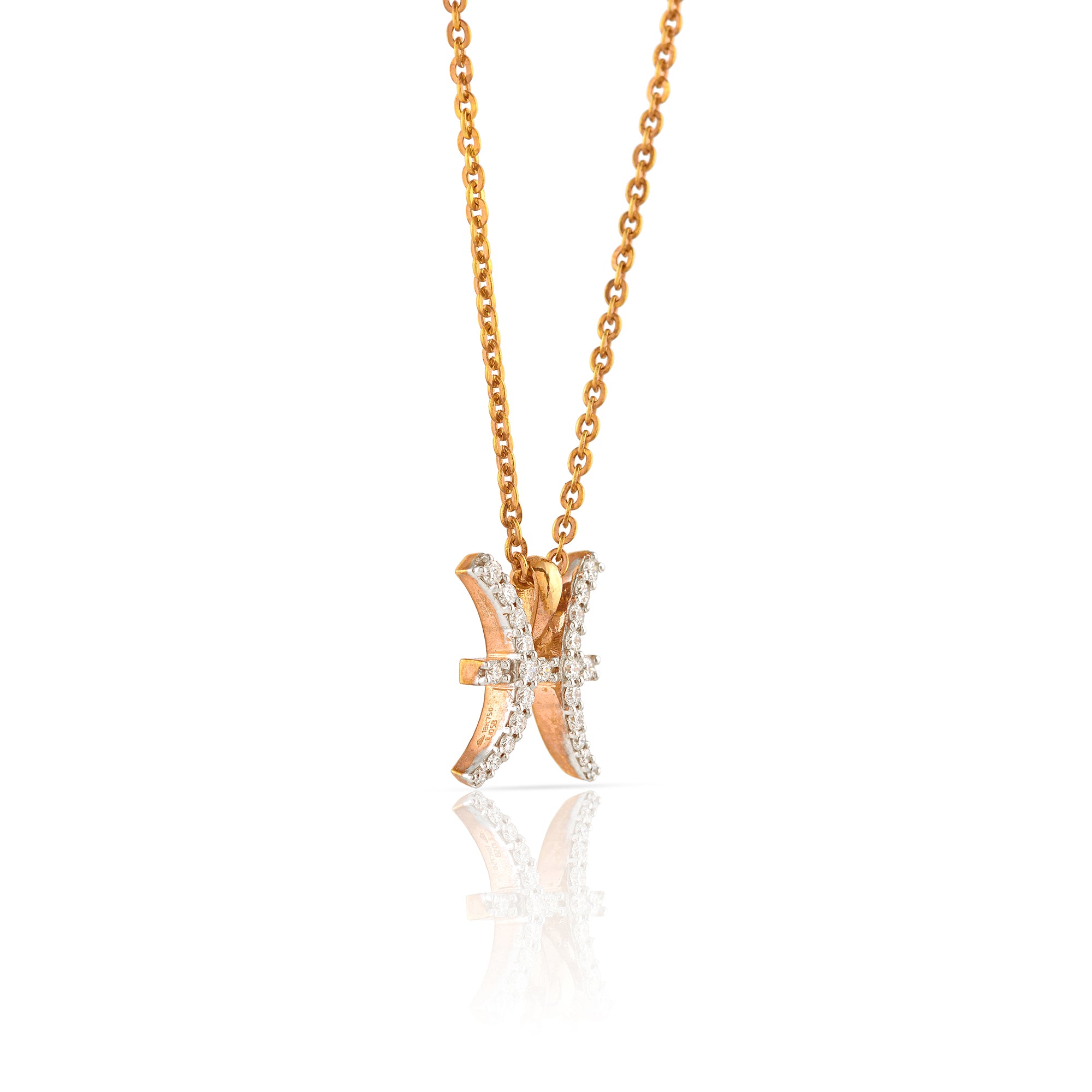 Diamond Gold Chain with Pendant