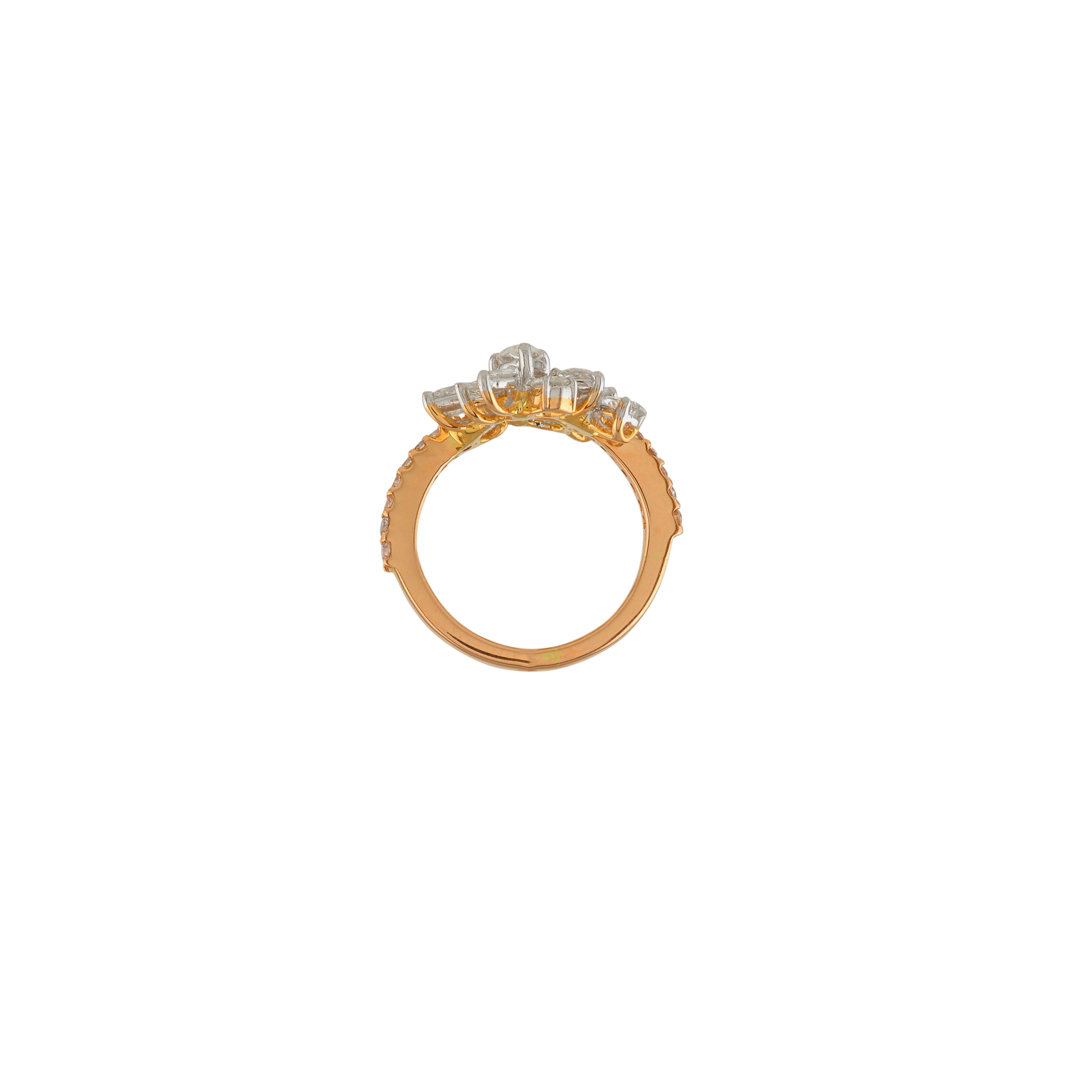 Sparkling Diamond Commitment Ring
