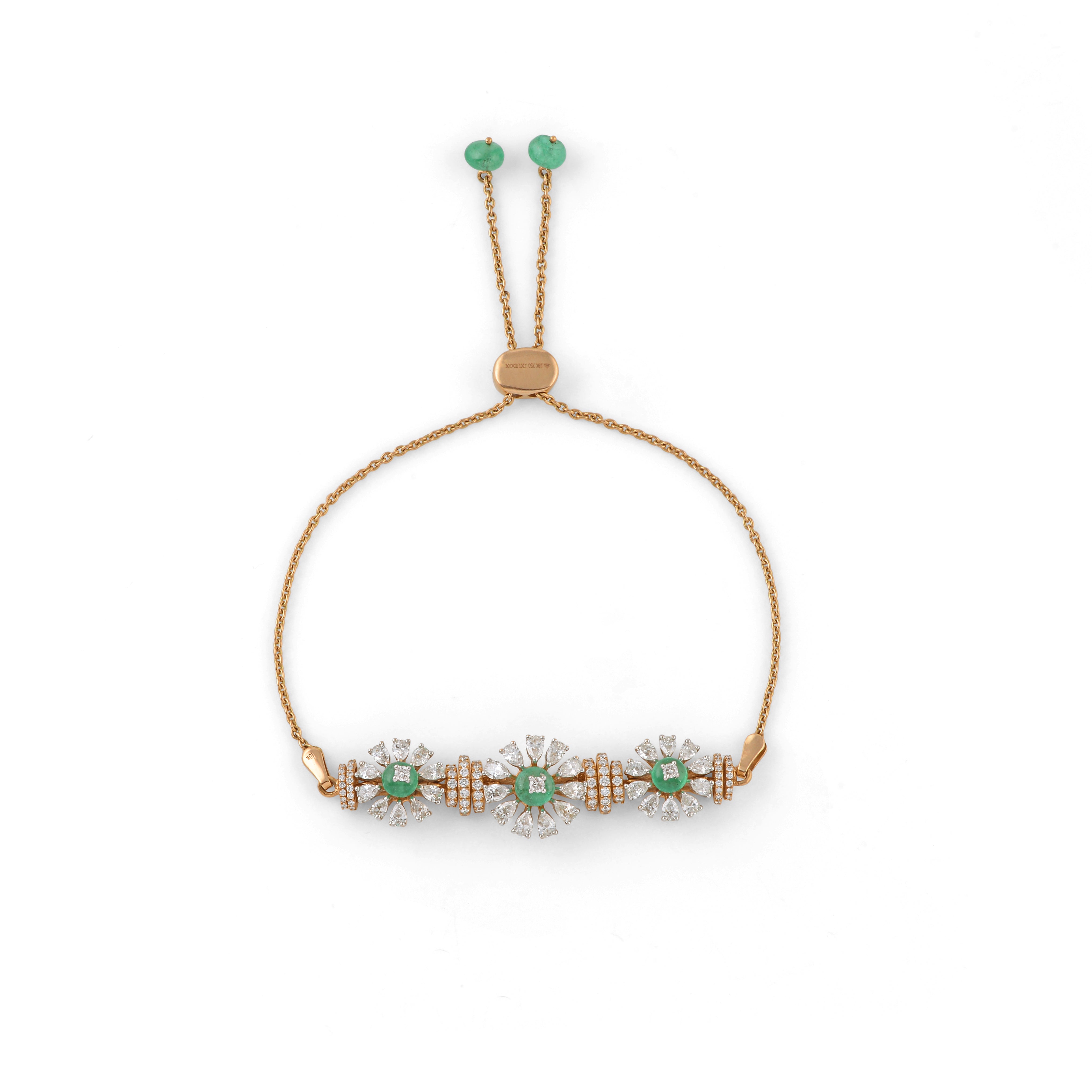 Blossoming Daisy Diamond Bracelet