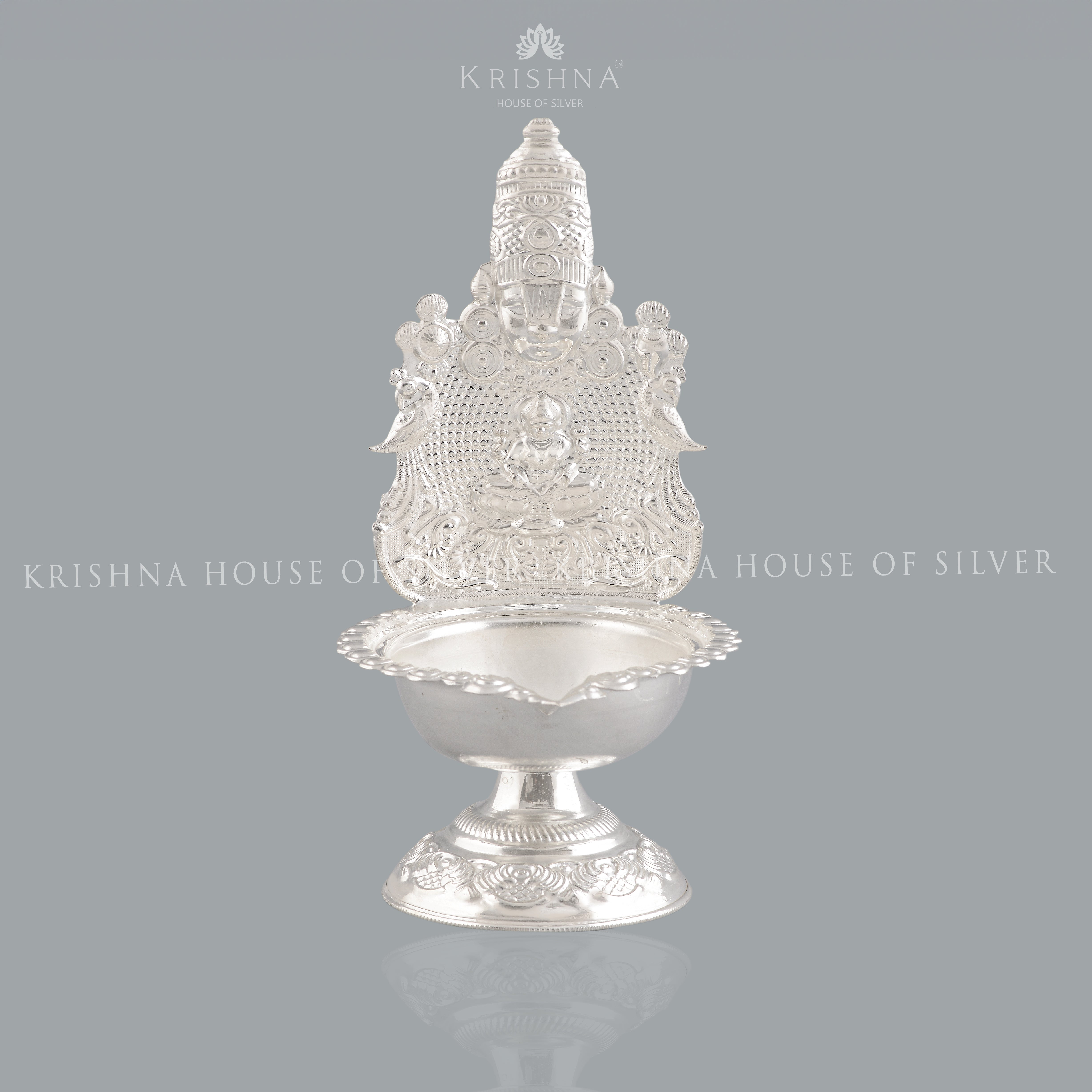 Lord Bajali Deepam In Silver - Krishna Jewellers Pearls and Gems