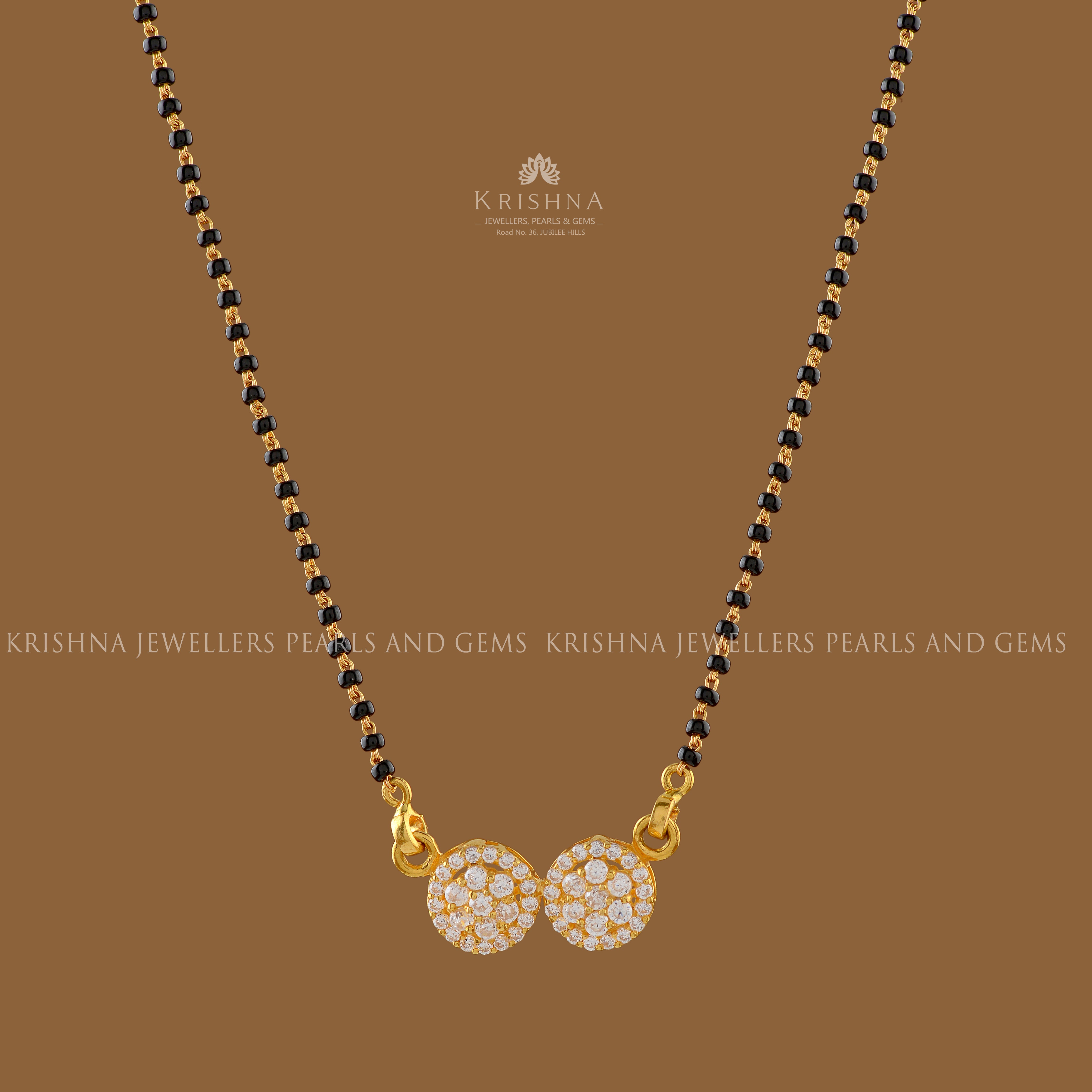 Traditional Floral Gold Mangalsutra