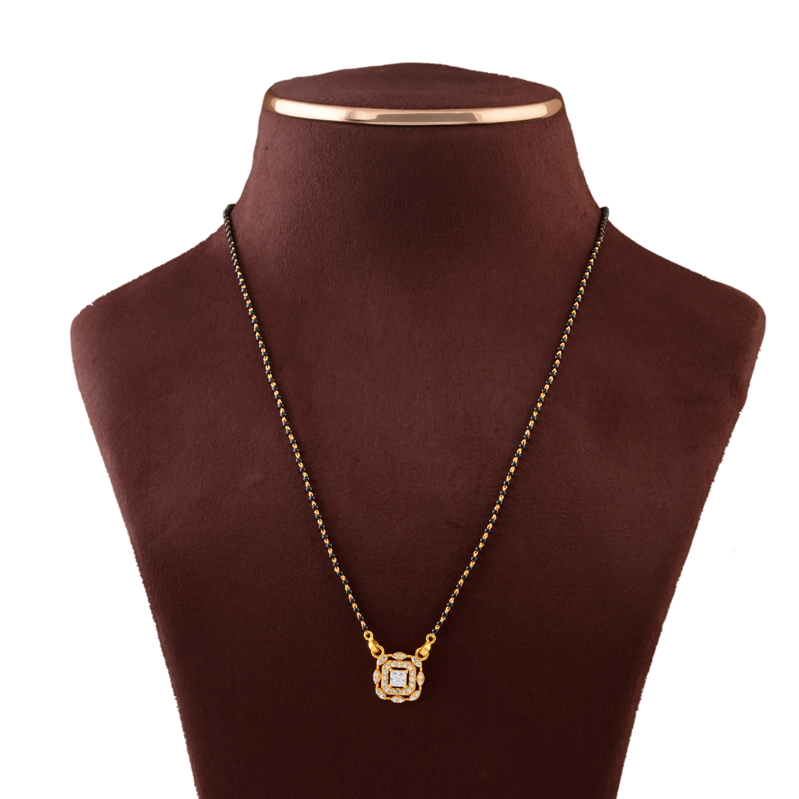 Traditional Gold Pendant Mangalsutra Chain