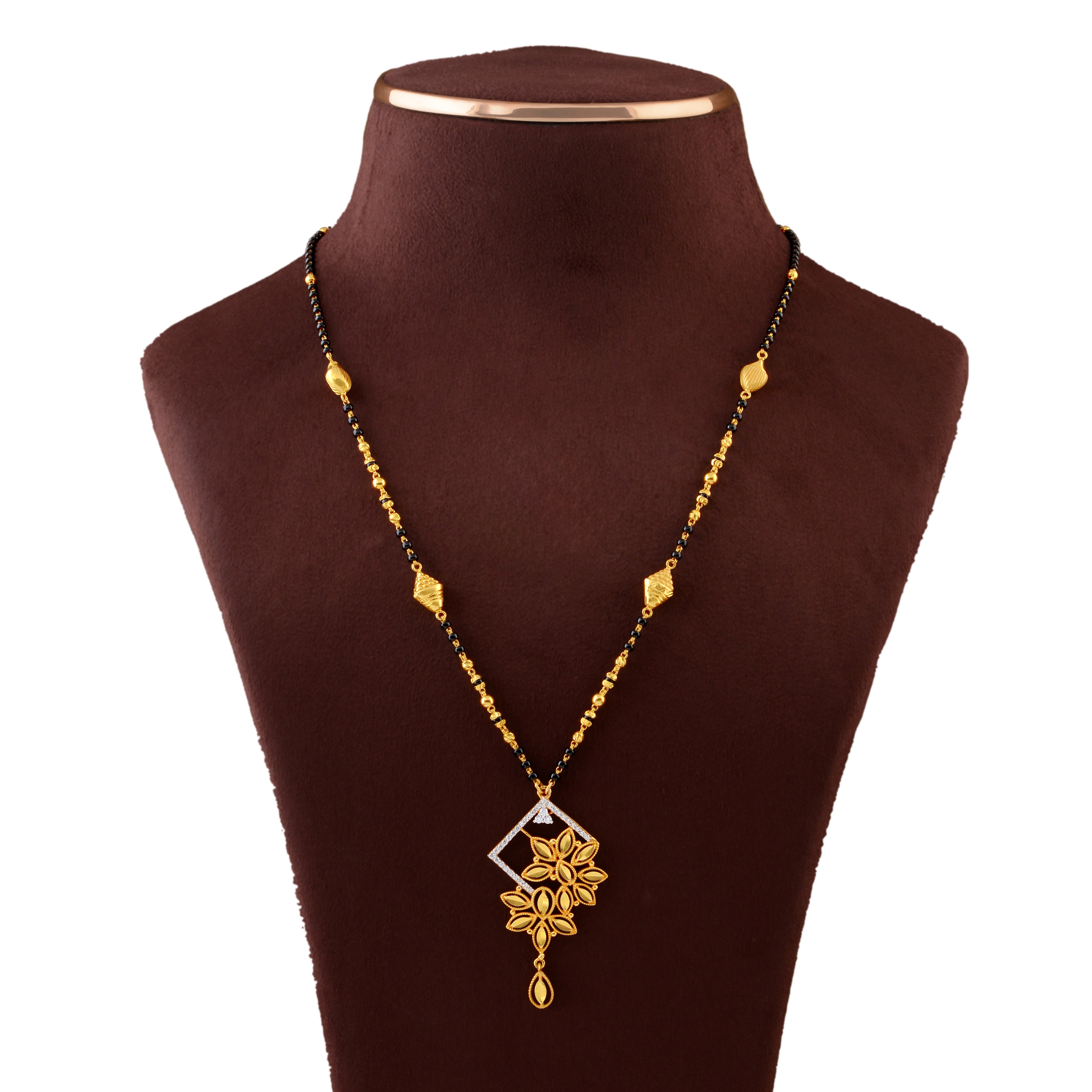 Traditional Mangalsutra With Designer Pendant