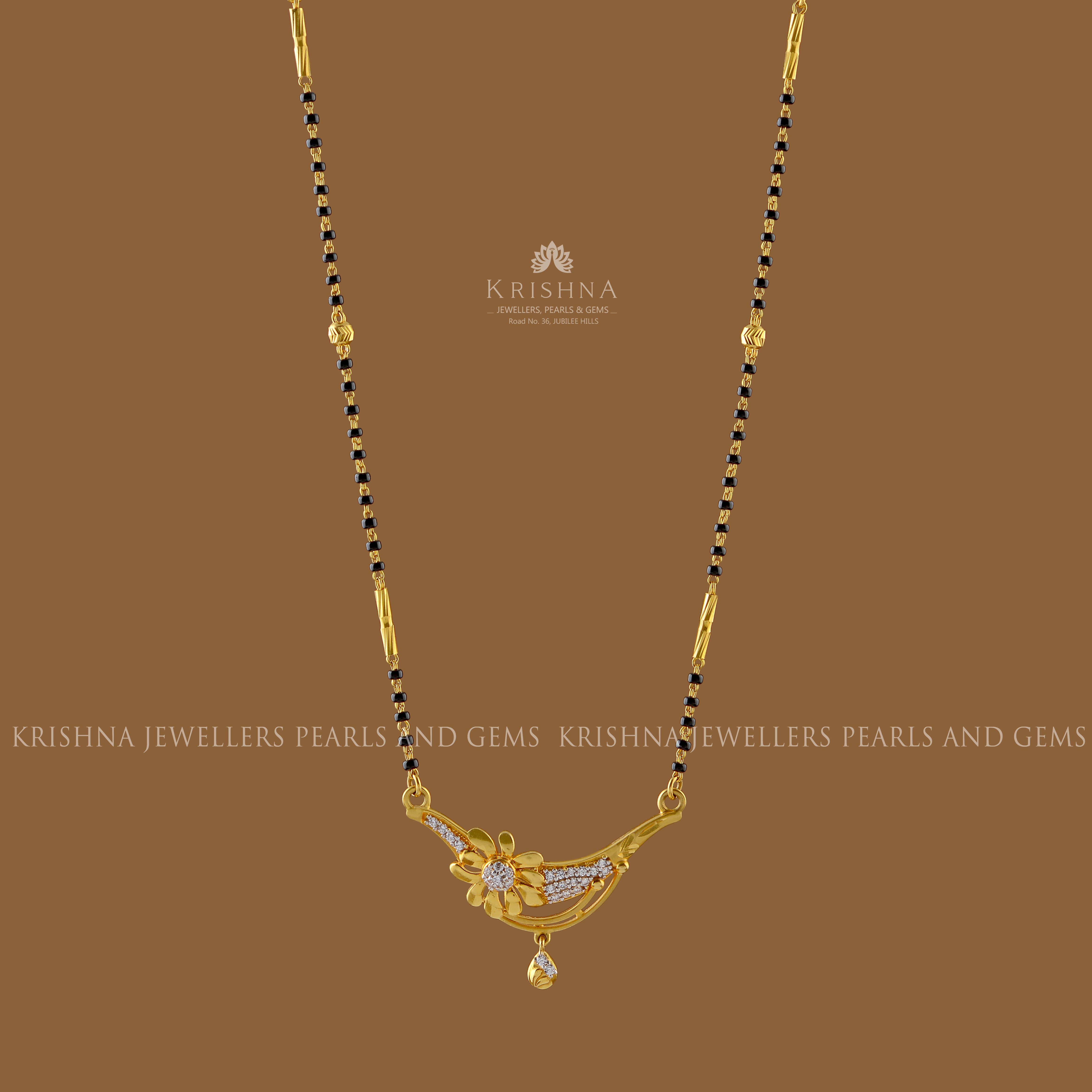 Handmade Gold Mangalsutra Necklace
