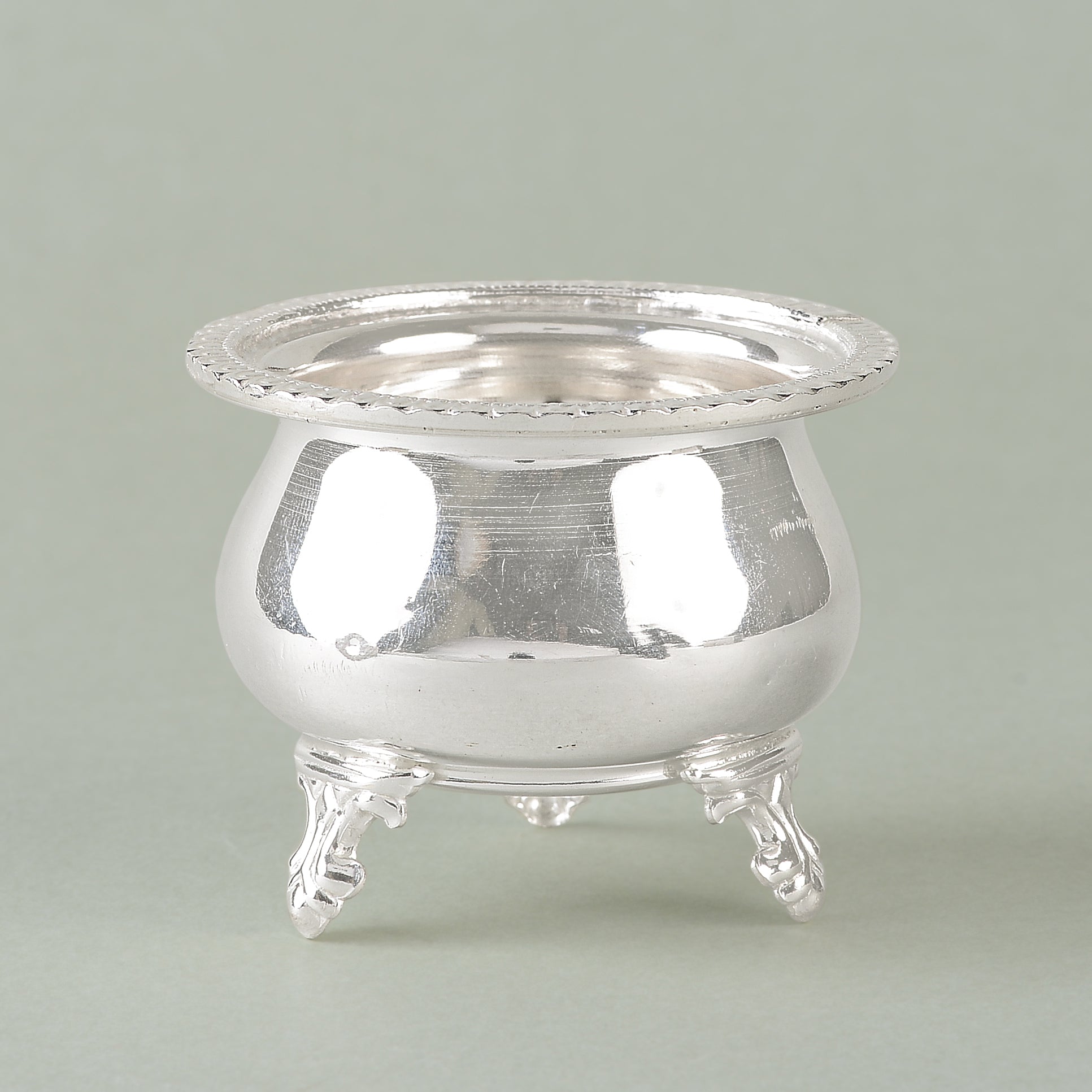 Silver Bowl with Three Legs, Crafted from 92.5 Silver