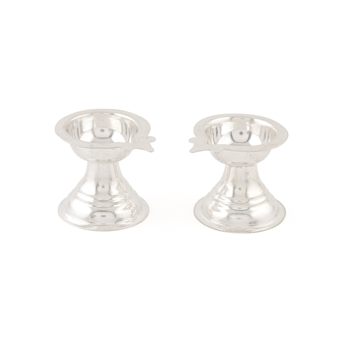 Silver Plain Diya Stands 92.5