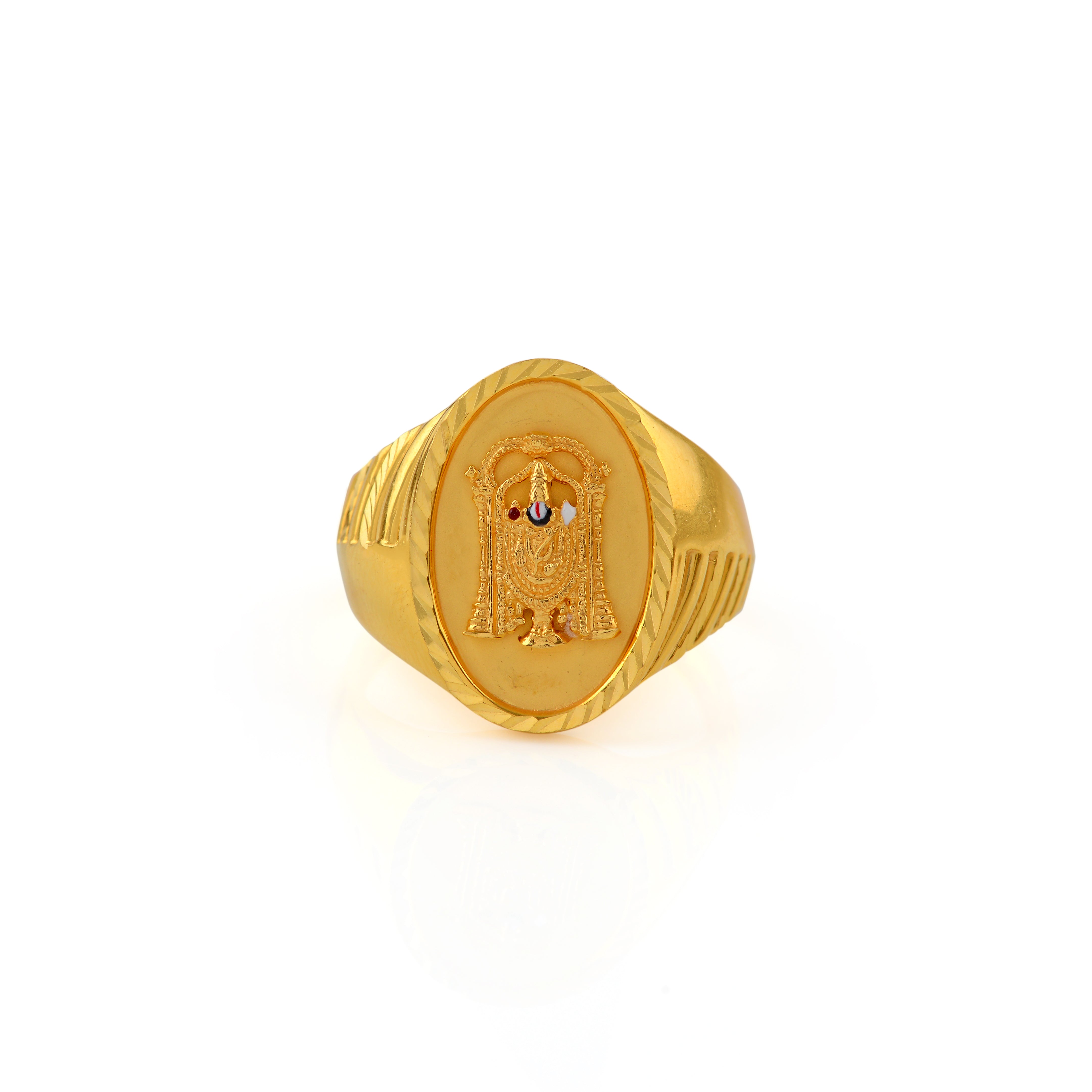 22K Gold Balaji Ring