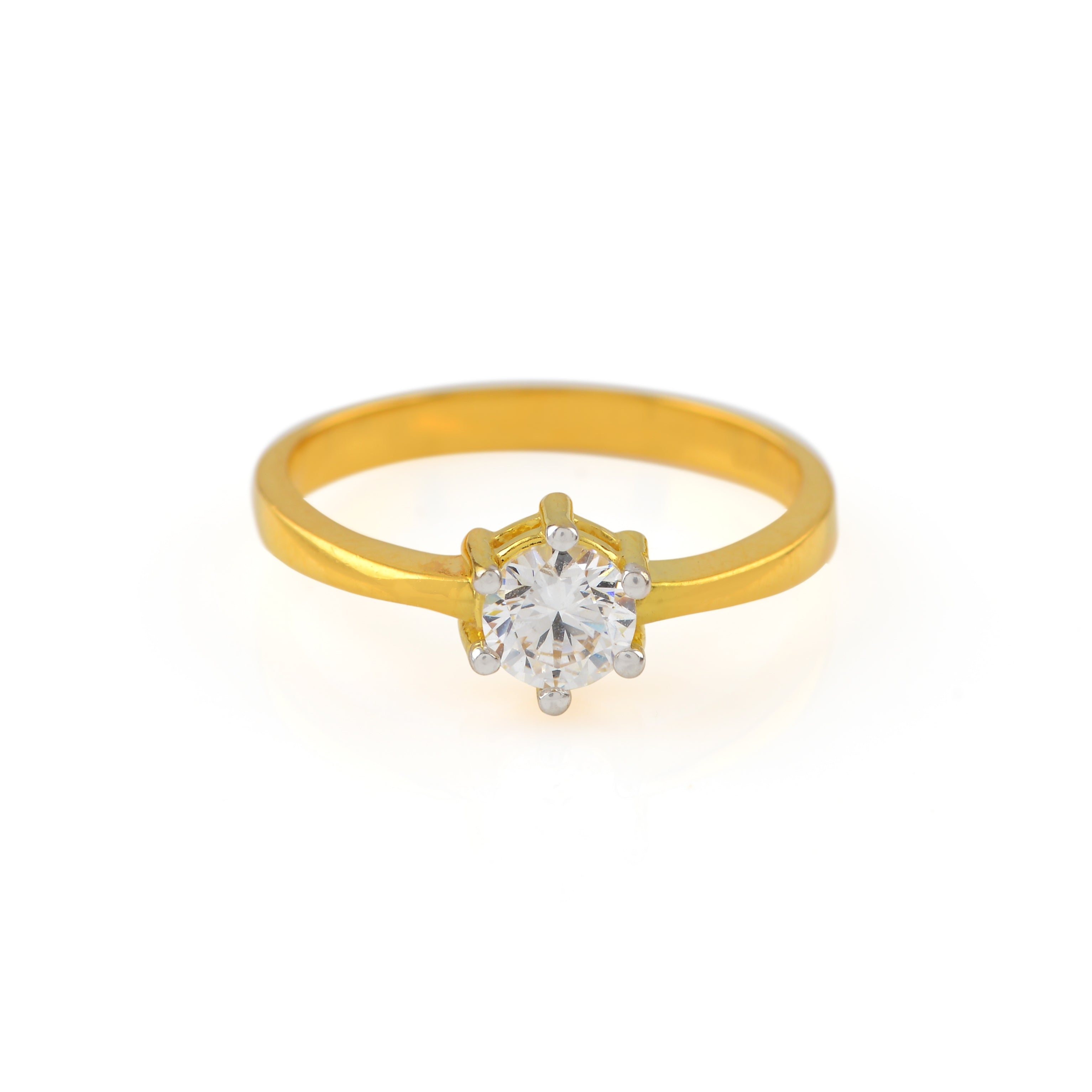 Buy AVSAR 14KT Yellow Gold Ring for Women at Amazon.in