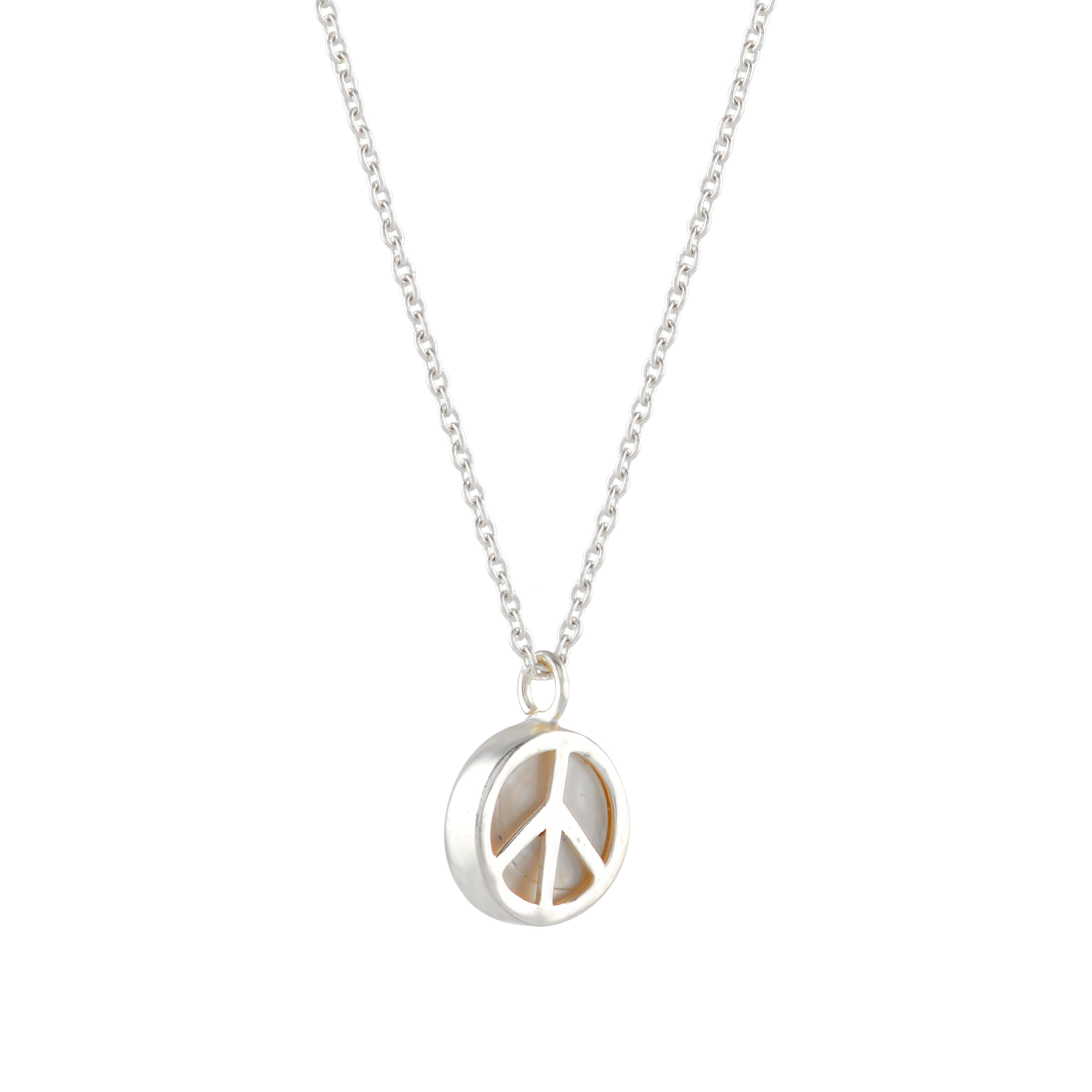Peace Pendant on a Delicate Chain