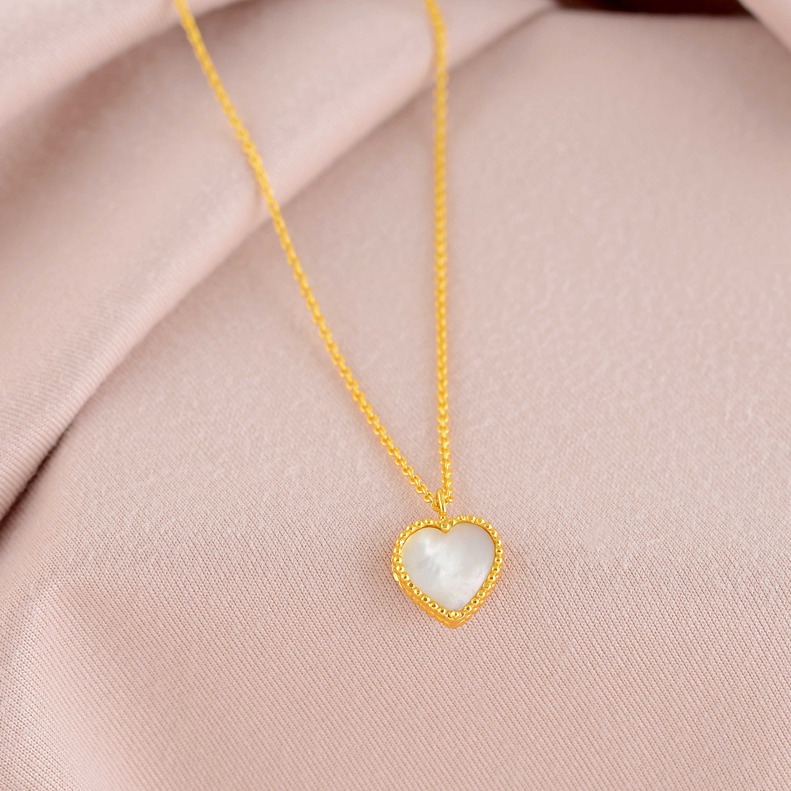 Captivating Heart Stone Necklace