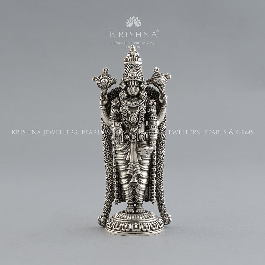 Lord Venkateswara Idol in Silver