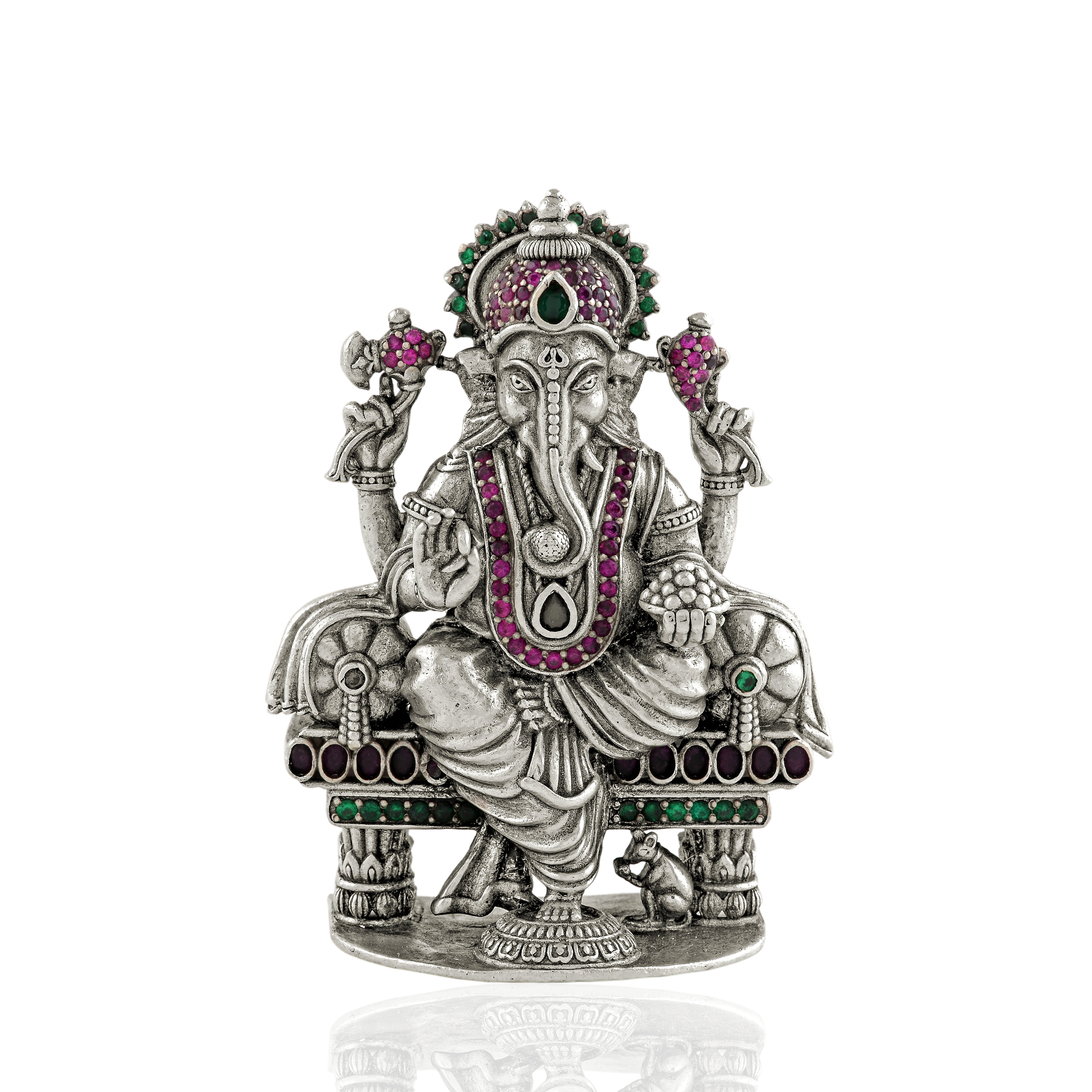 Pure Silver Ganesh Idol