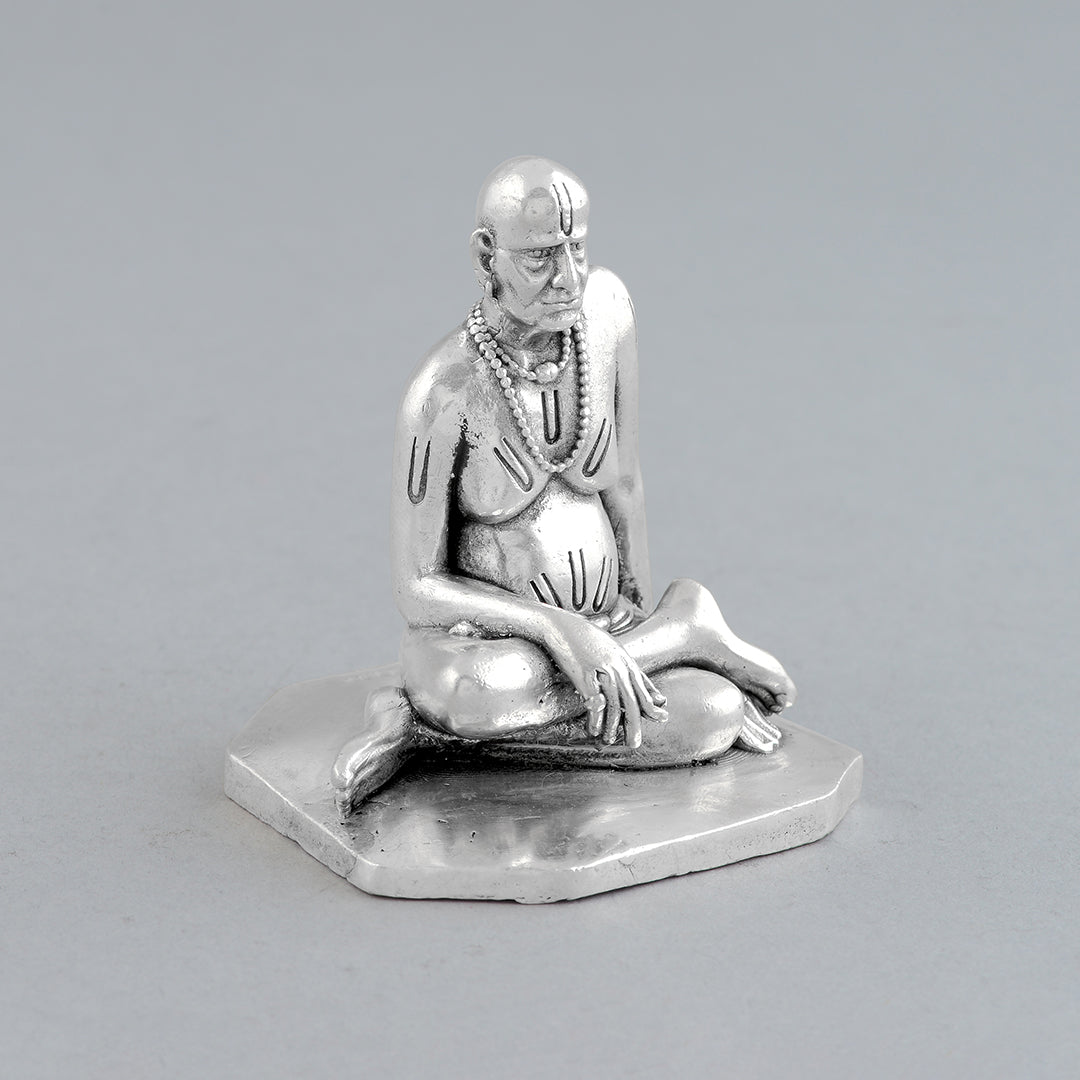 Antique Silver Ramanujacharya Idol