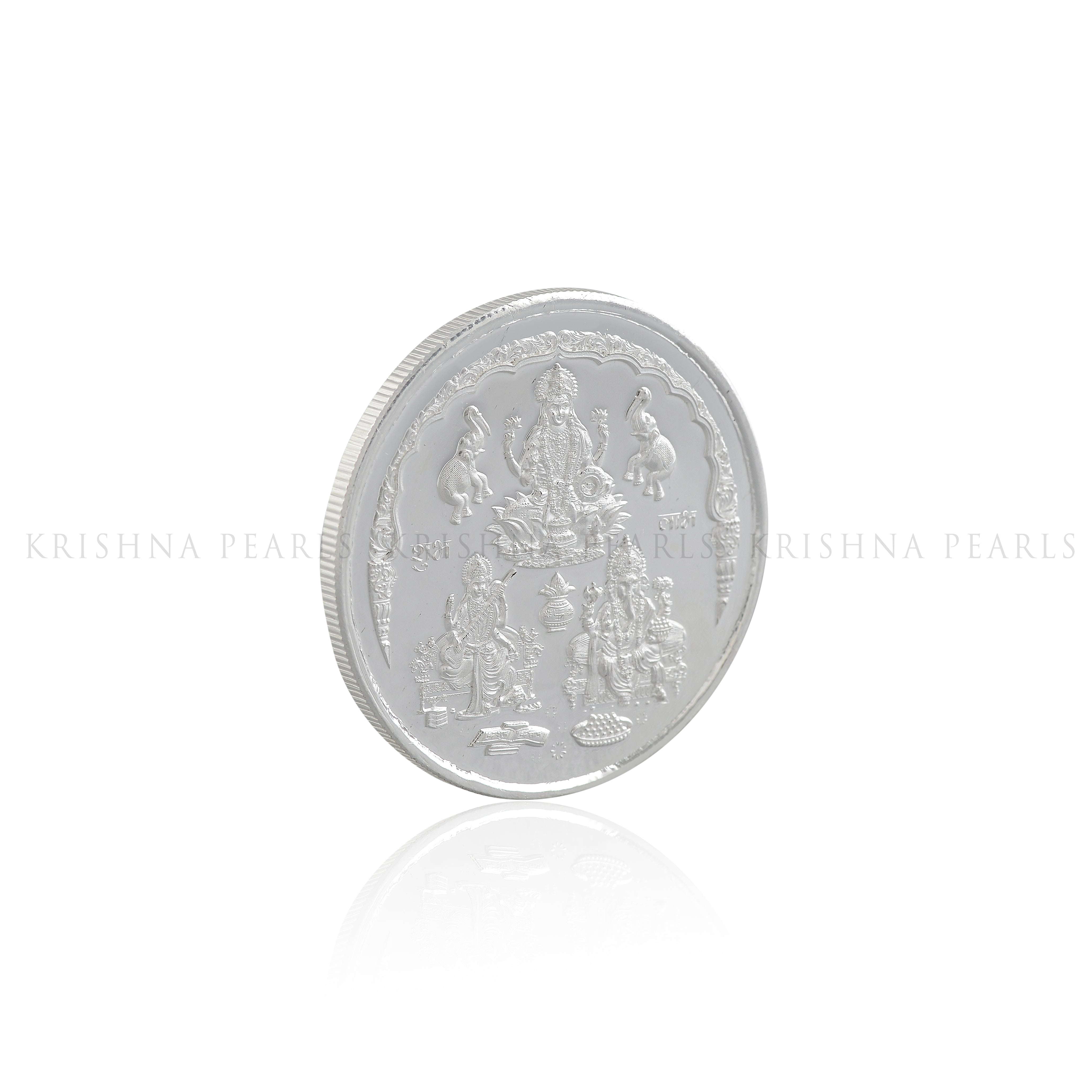 10 Gram Silver Ganesh Motif Coin