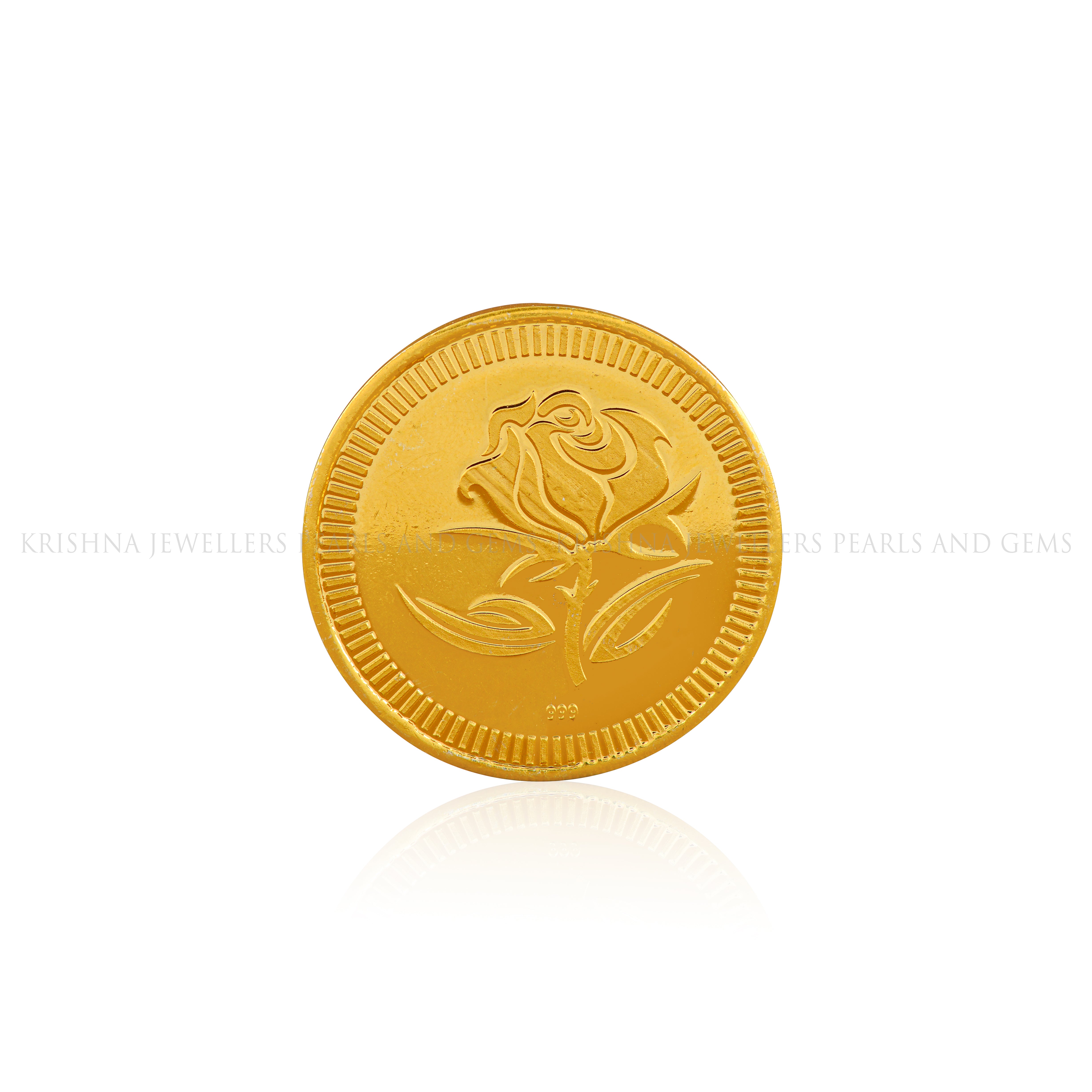 50 Gram Lotus Gold Coin 24k
