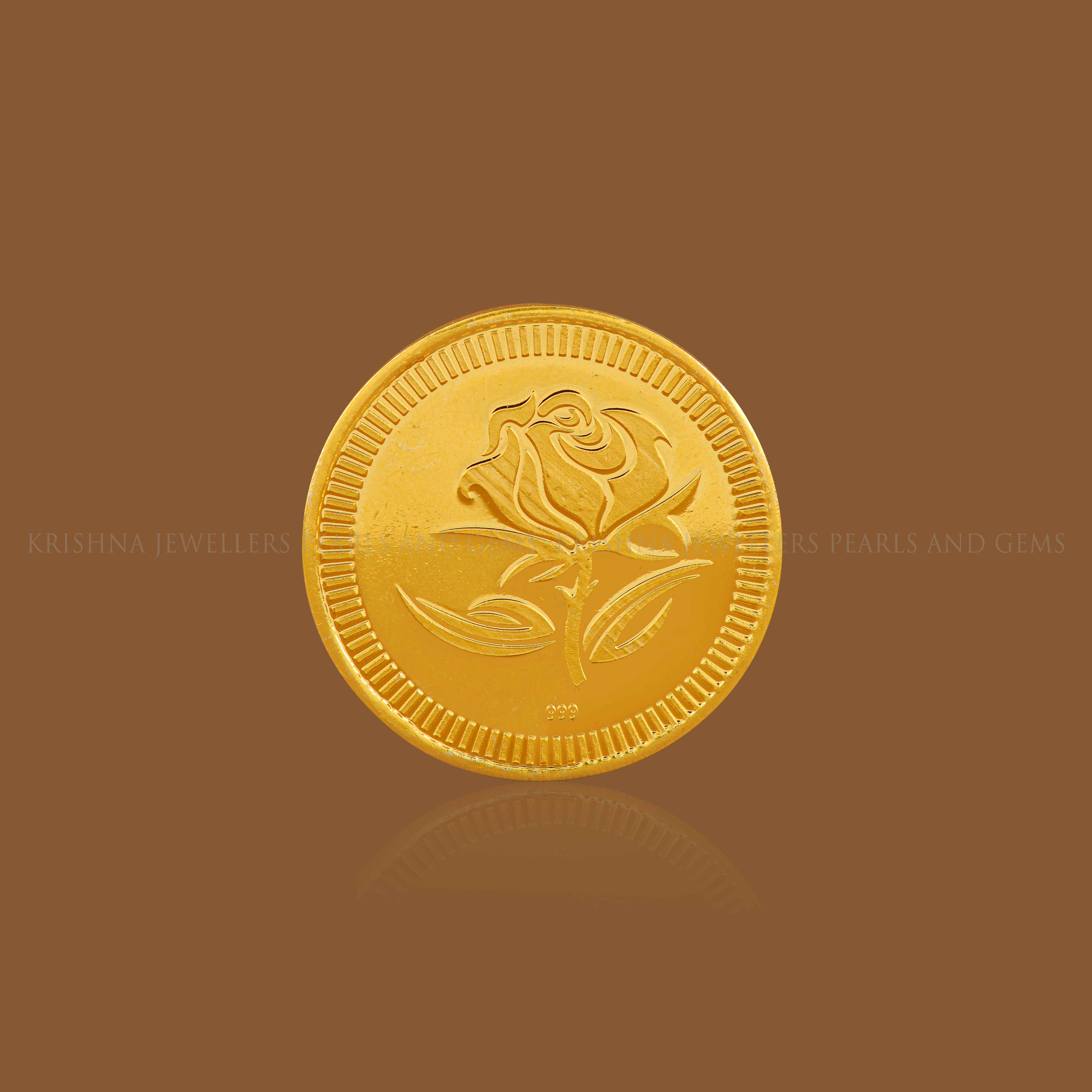 50 Gram Lotus Gold Coin 24k