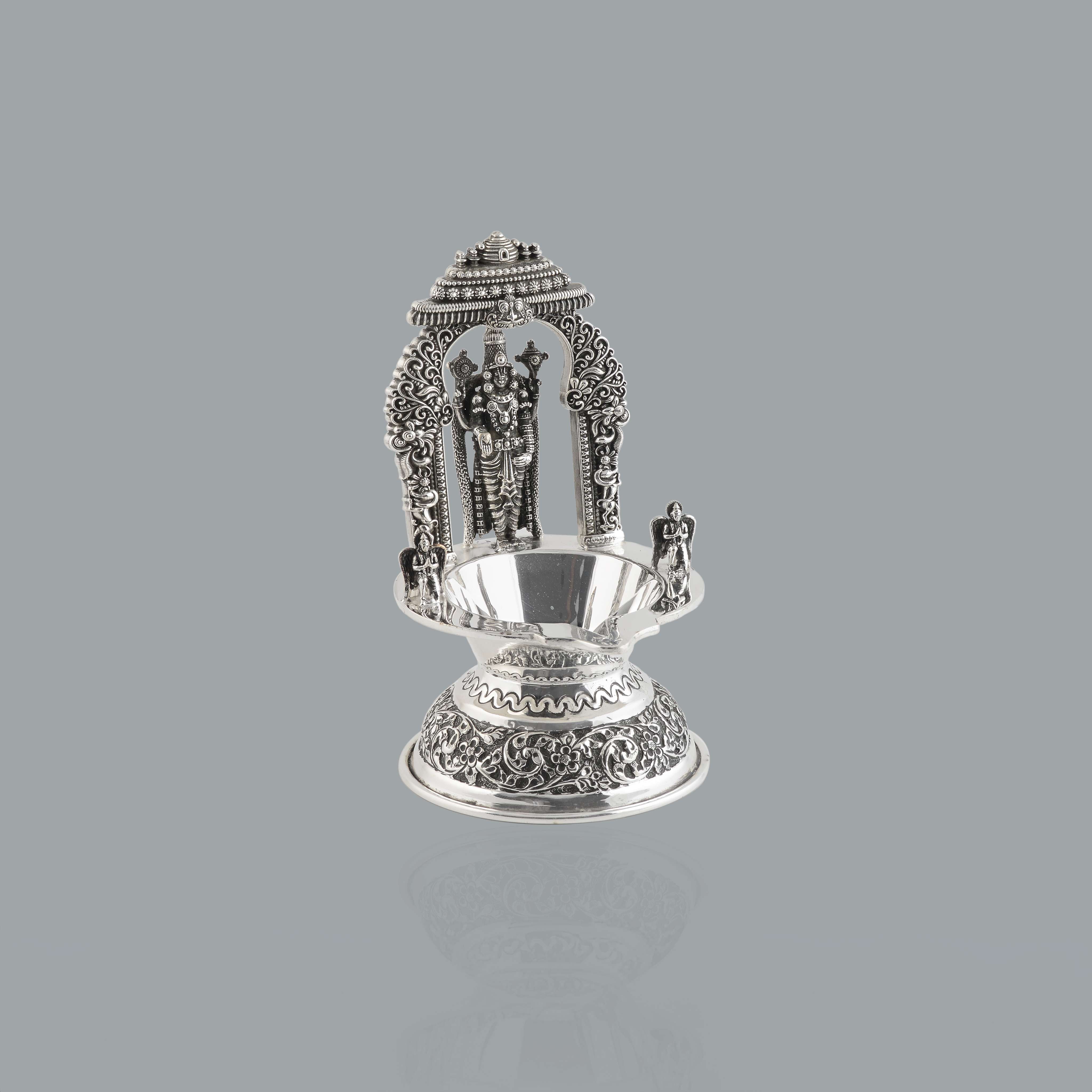 Lord Balaji Silver Diya