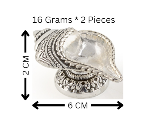 Shankh deepam Conch shell glow-Pair * 2