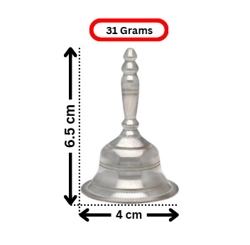 Divine Silver Pooja Bell