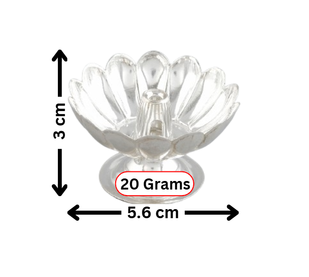 Lotus style diya stand