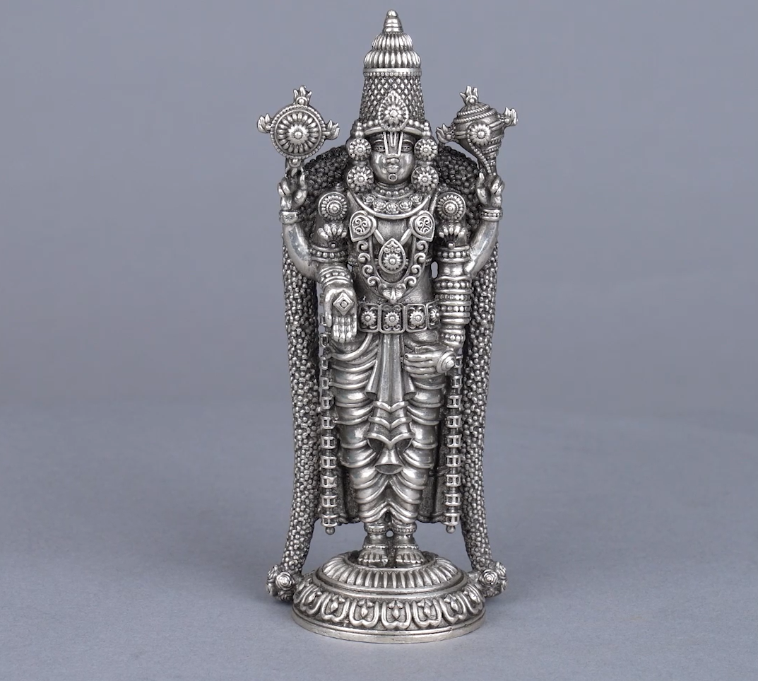 Lord Venkateswara Idol in Silver