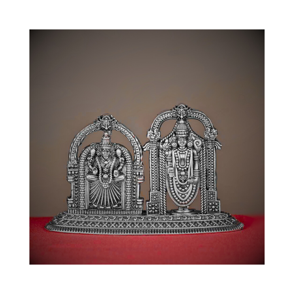 Silver Venkateshwara Padmavati Samyukta