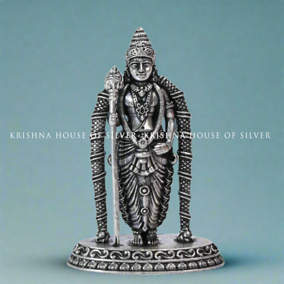 92.5 Sterling Silver Murugan Idol