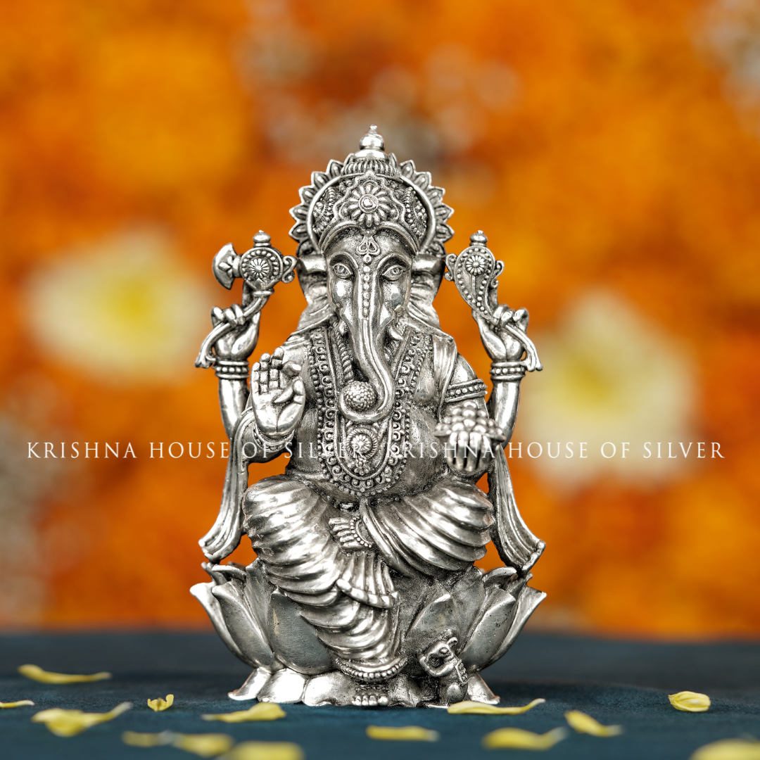 Silver Ganesha Murthy - Buy Silver Ganesha Murthy Online