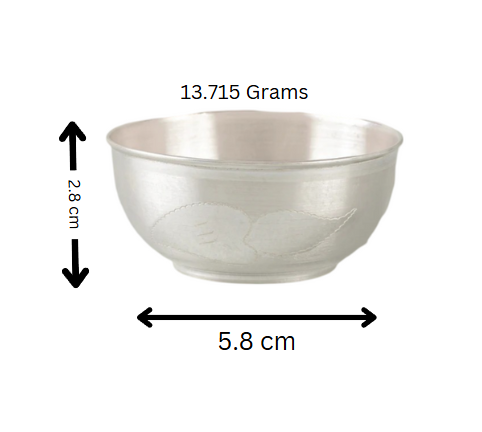 Plain 92.5 Silver Small Bowl