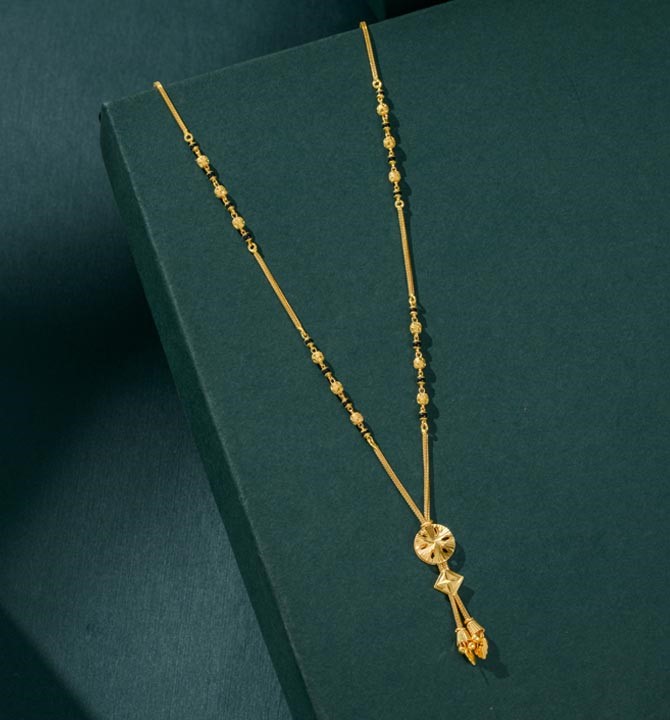 Fancy Gold Mangalsutra Chain