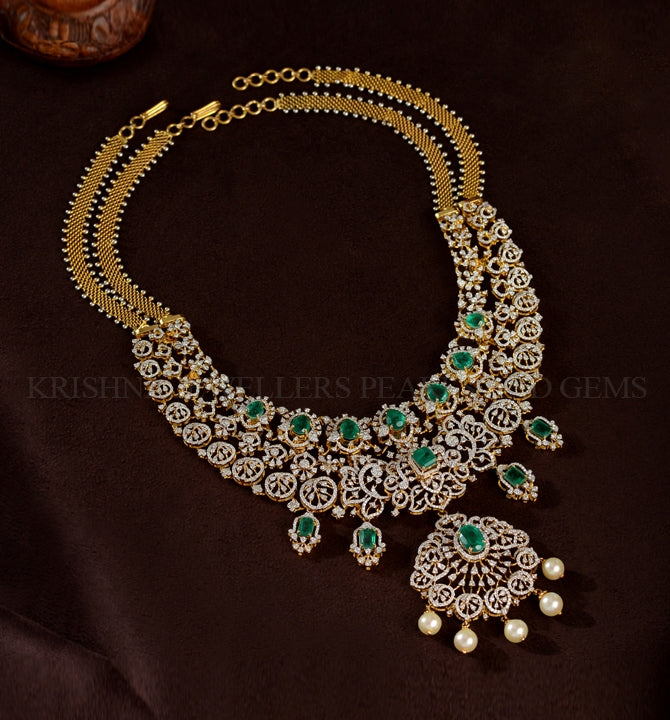 Versatile Elegance Diamond Detachable 2 Line Necklace