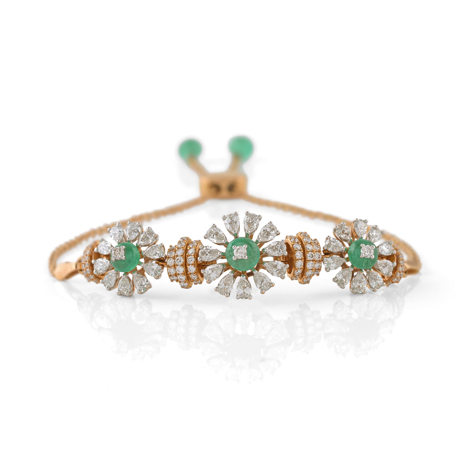 Blossoming Daisy Diamond Bracelet