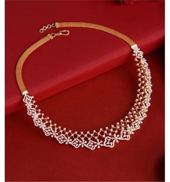 Exuberant Floral Diamond Necklace