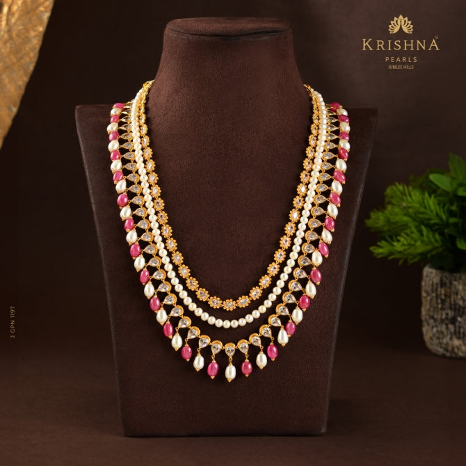 Opulent Luxy Gold Pearl Haram