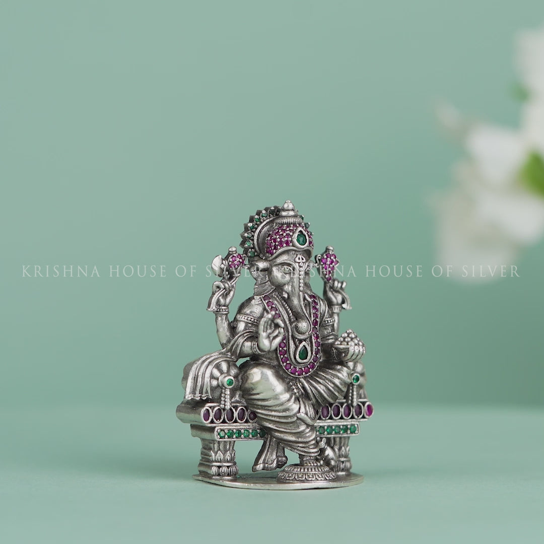 Buy Pure Silver Ganesh Idol Online - Symbol of Wisdom & Prosperity