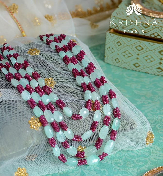 Ruby and Emerald necklace