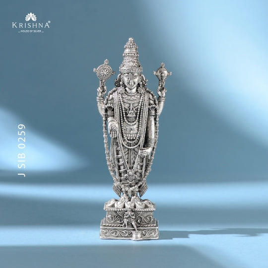 Silver Venkateswara Swamy Idol