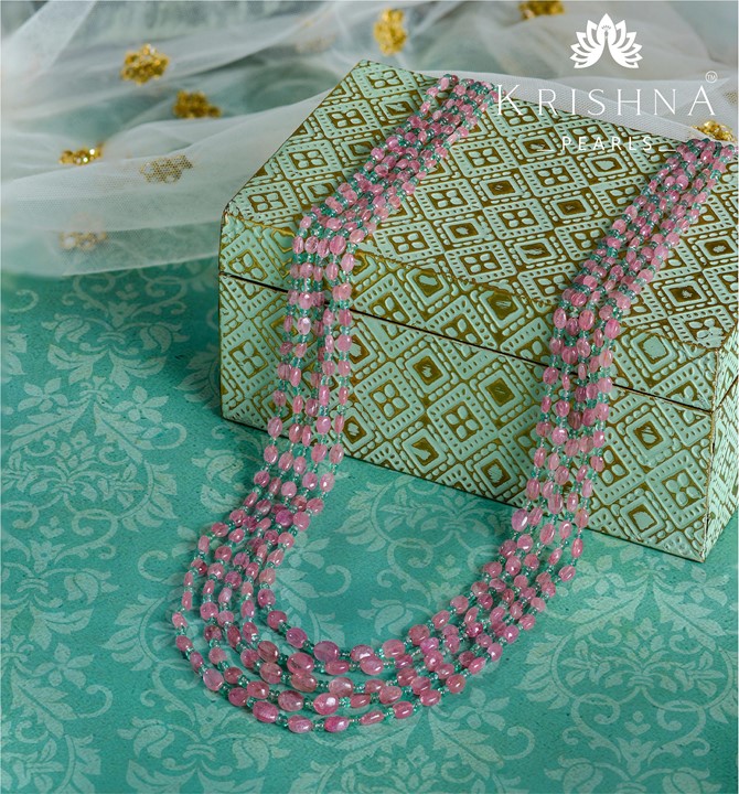 Tourmaline beads necklace