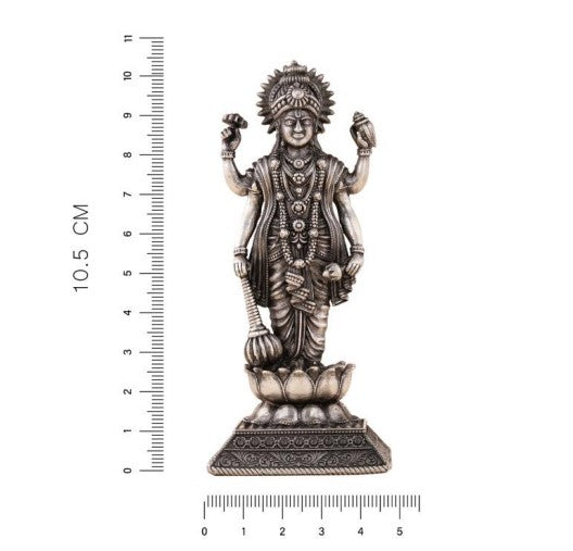 Elegant Silver Lord Vishnu Murthy Idol